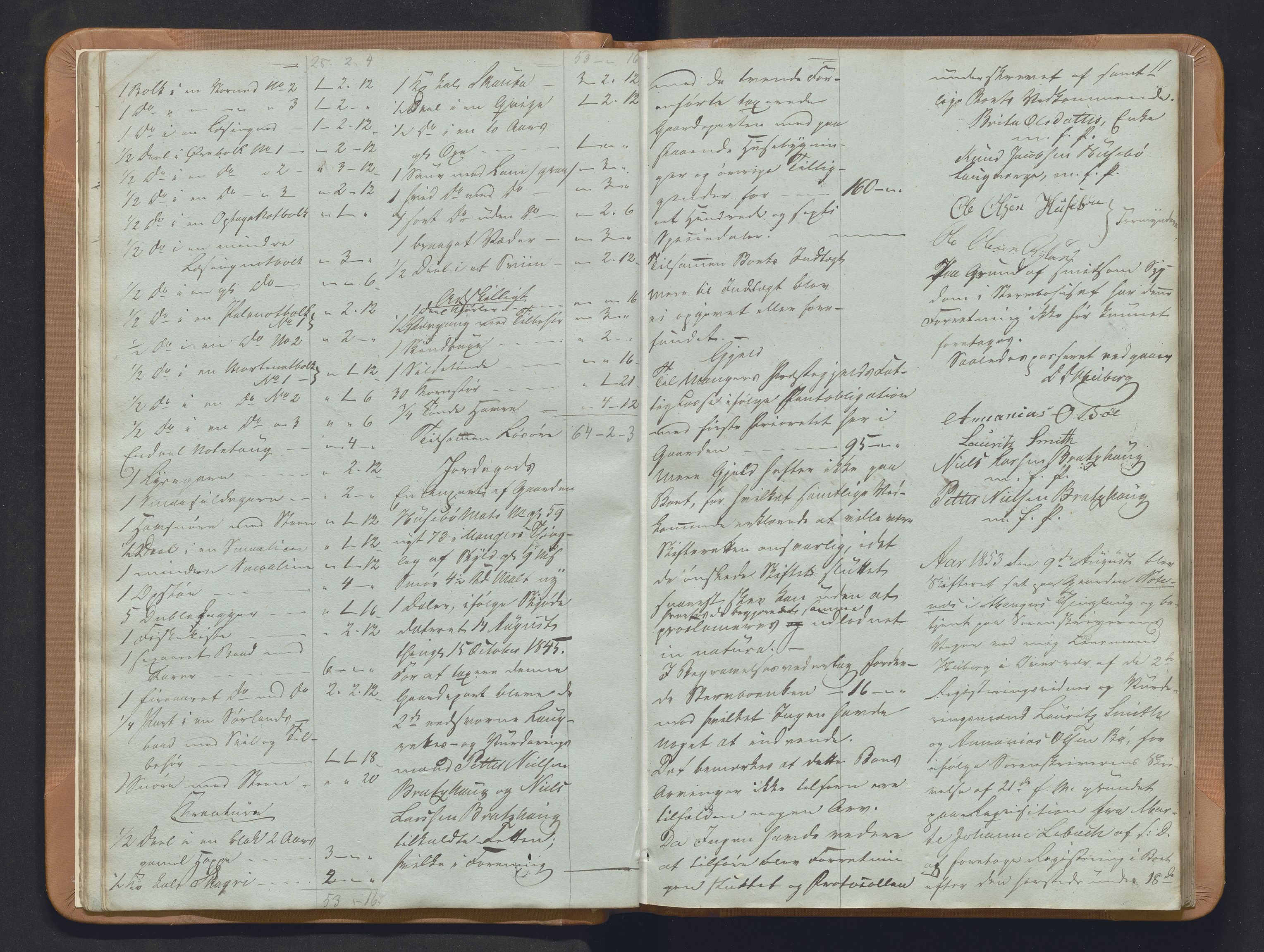 Nordhordland sorenskrivar, SAB/A-2901/1/H/Hb/L0018: Registreringsprotokollar, 1853-1856, p. 11