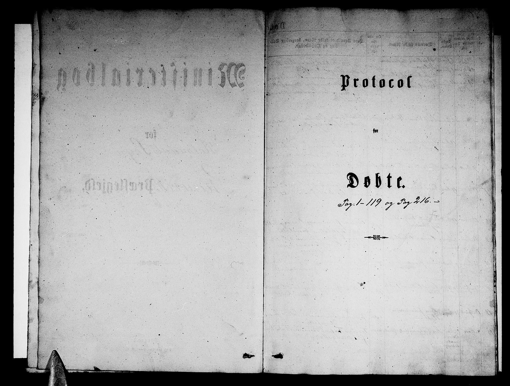 Husnes Sokneprestembete, AV/SAB-A-75901/H/Hab: Parish register (copy) no. B 1, 1860-1883