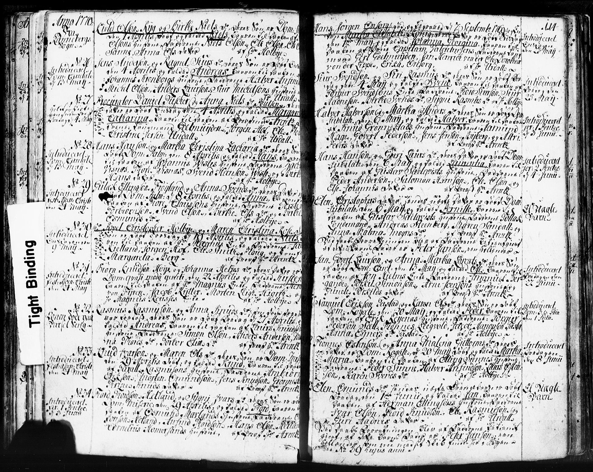 Domkirken sokneprestkontor, SAST/A-101812/001/30/30BB/L0004: Parish register (copy) no. B 4, 1752-1790, p. 114