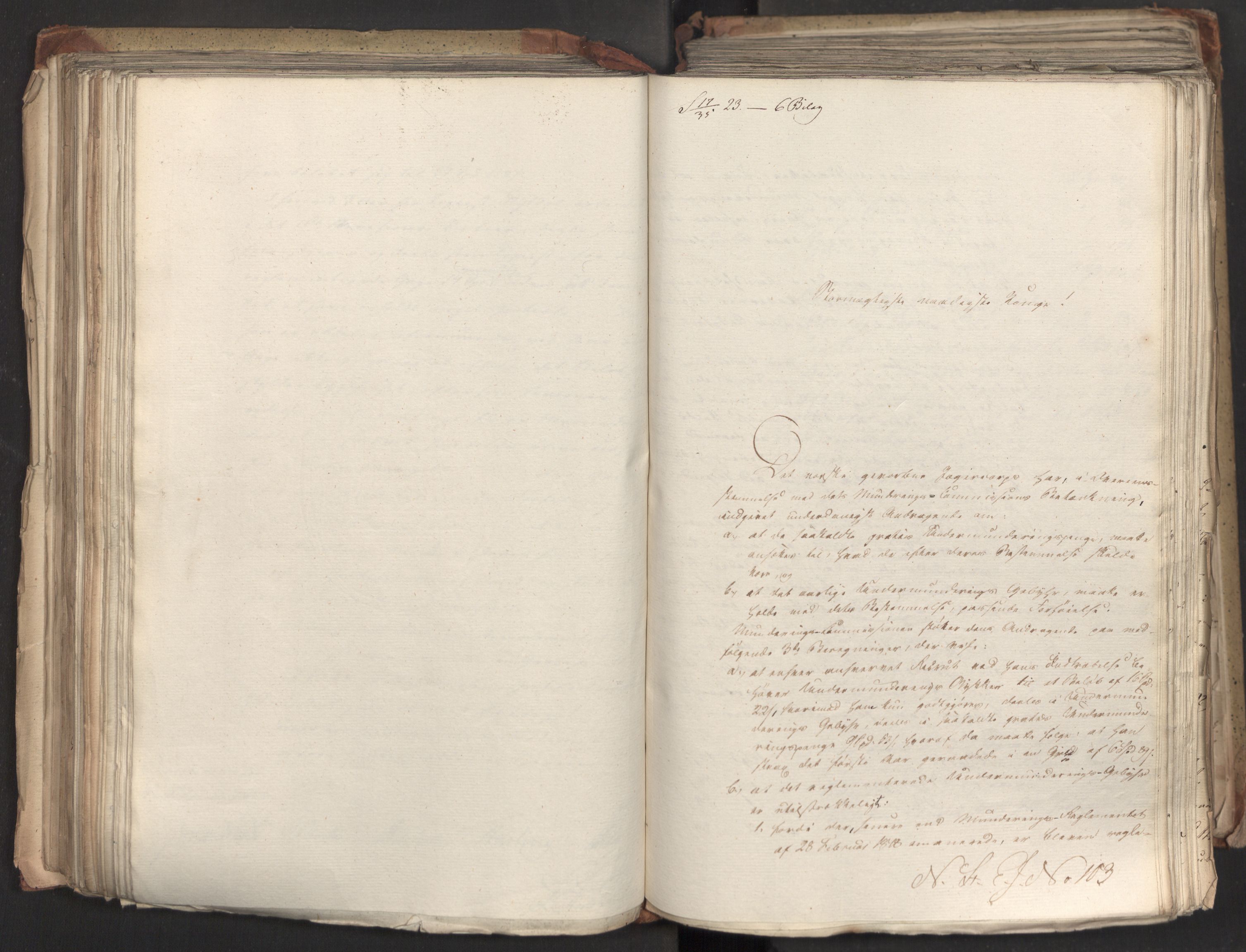 Statsrådsavdelingen i Stockholm, AV/RA-S-1003/D/Da/L0033: Regjeringsinnstillinger nr. 1-274, 1823, p. 272