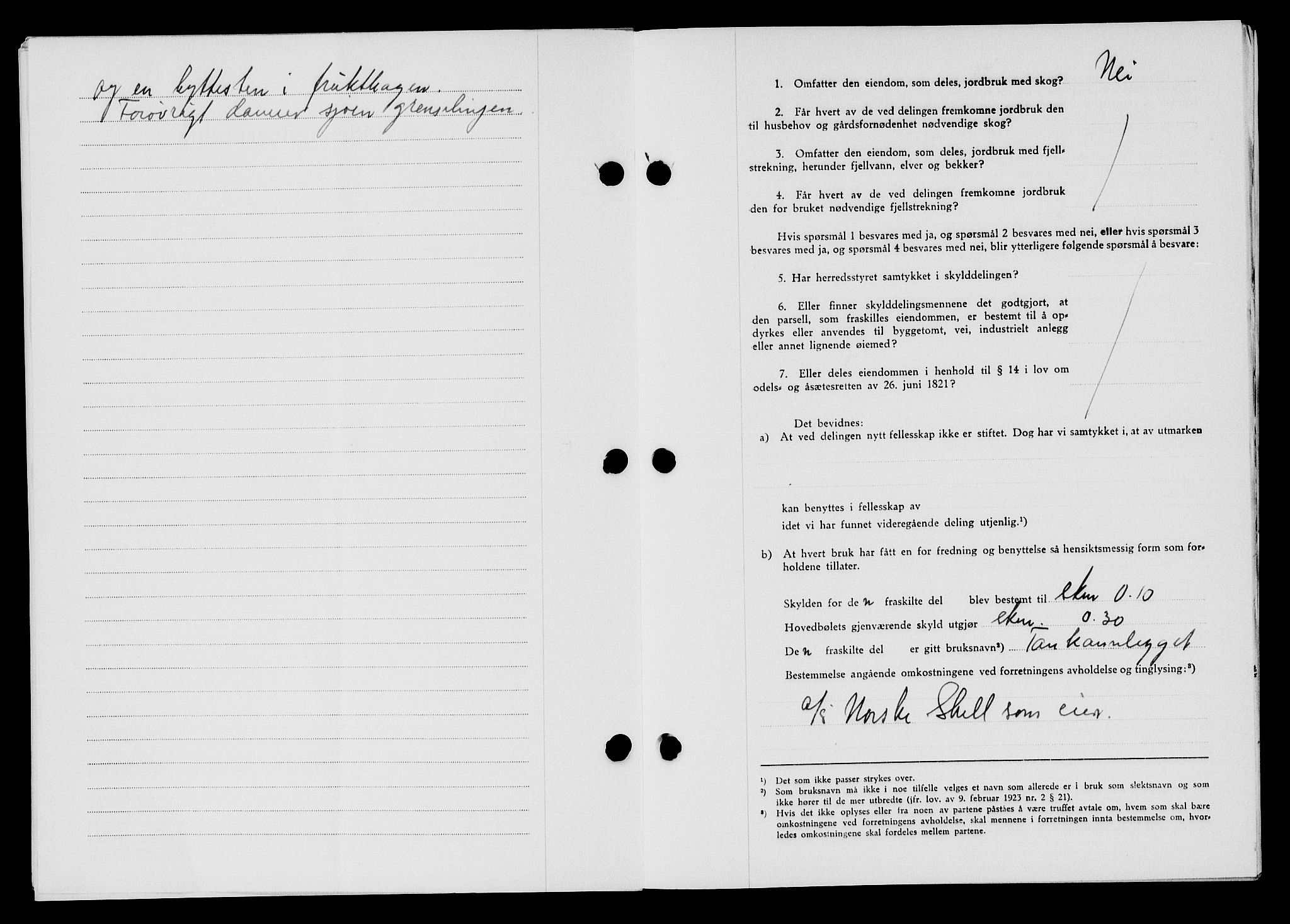 Flekkefjord sorenskriveri, SAK/1221-0001/G/Gb/Gba/L0060: Mortgage book no. A-8, 1945-1946, Diary no: : 360/1946