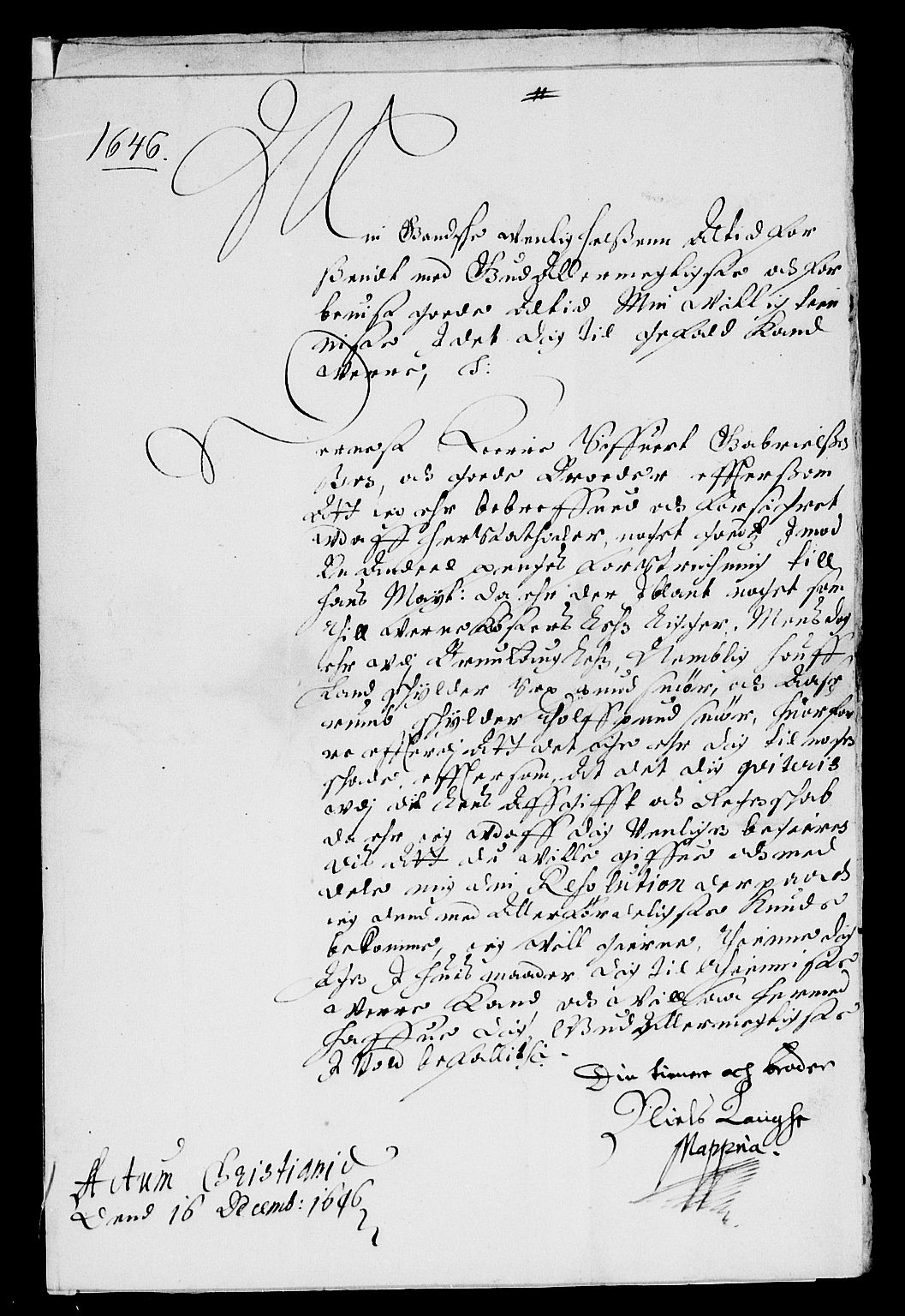 Rentekammeret inntil 1814, Reviderte regnskaper, Lensregnskaper, AV/RA-EA-5023/R/Rb/Rbg/L0007: Verne kloster len, 1623-1647