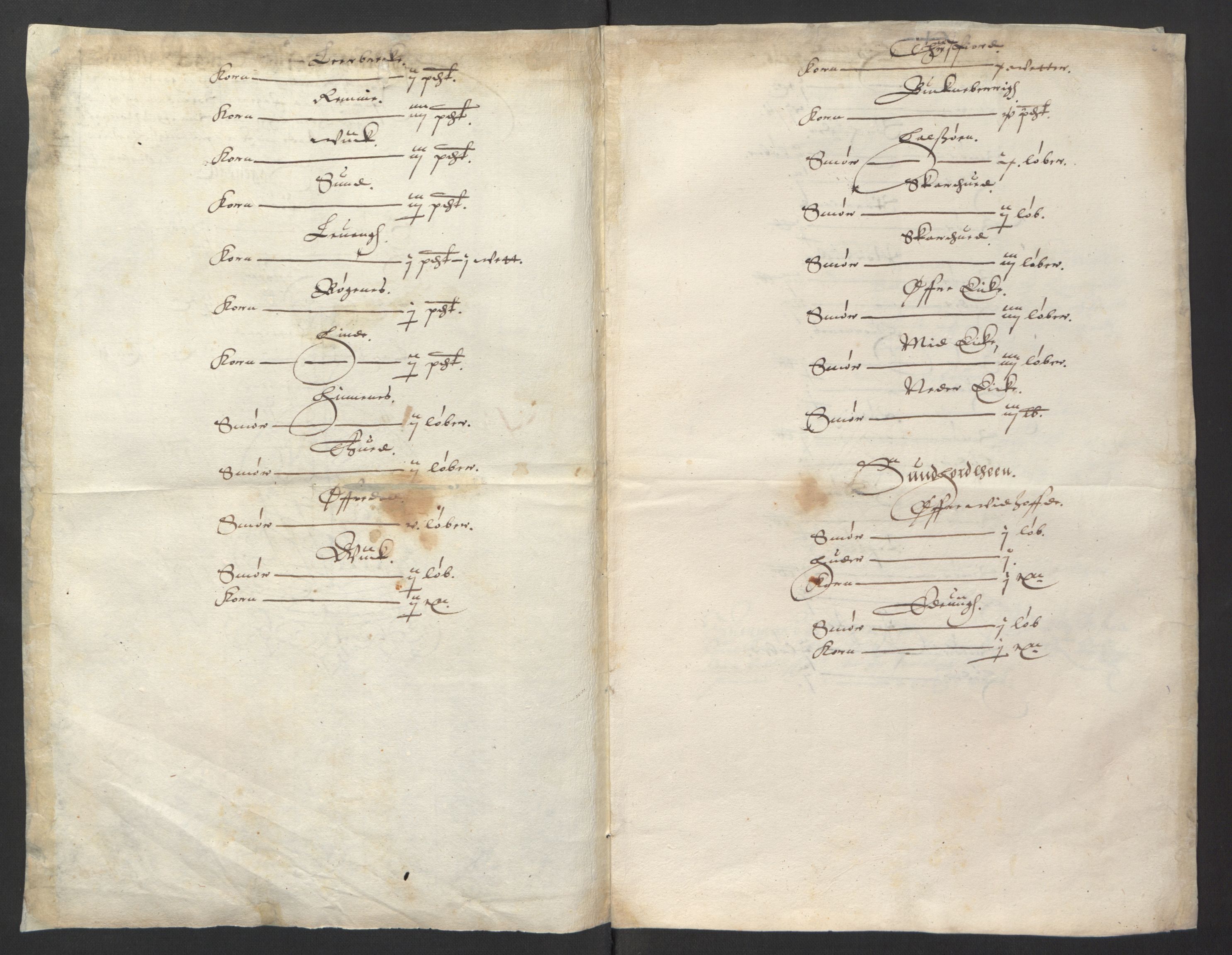 Stattholderembetet 1572-1771, AV/RA-EA-2870/Ek/L0007/0001: Jordebøker til utlikning av rosstjeneste 1624-1626: / Adelsjordebøker, 1624-1625, p. 299