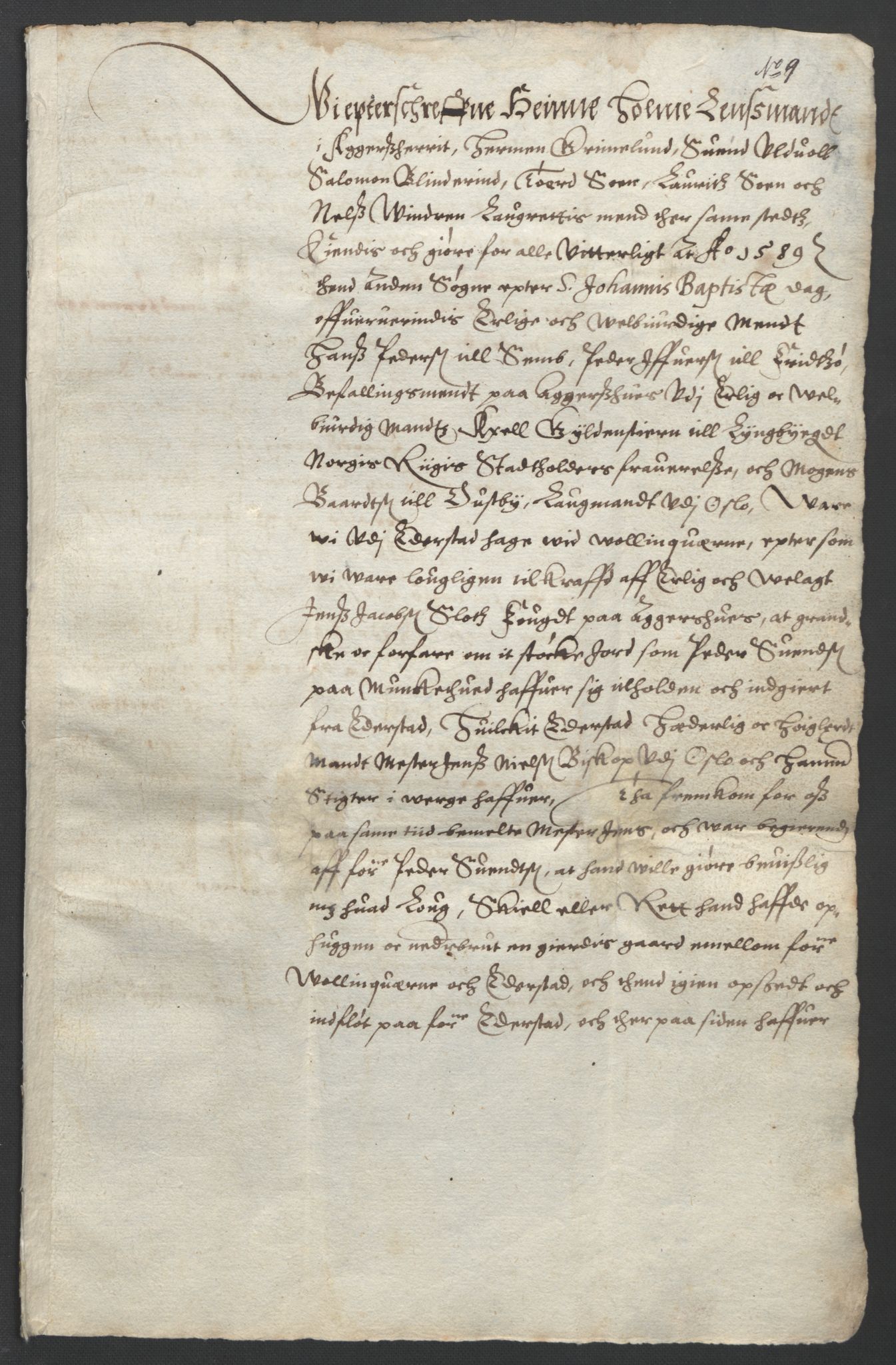 Oslo stiftsdireksjon, SAO/A-11085/G/Gb/L0001: Bispestolens dokumenter, 1584-1612, p. 40