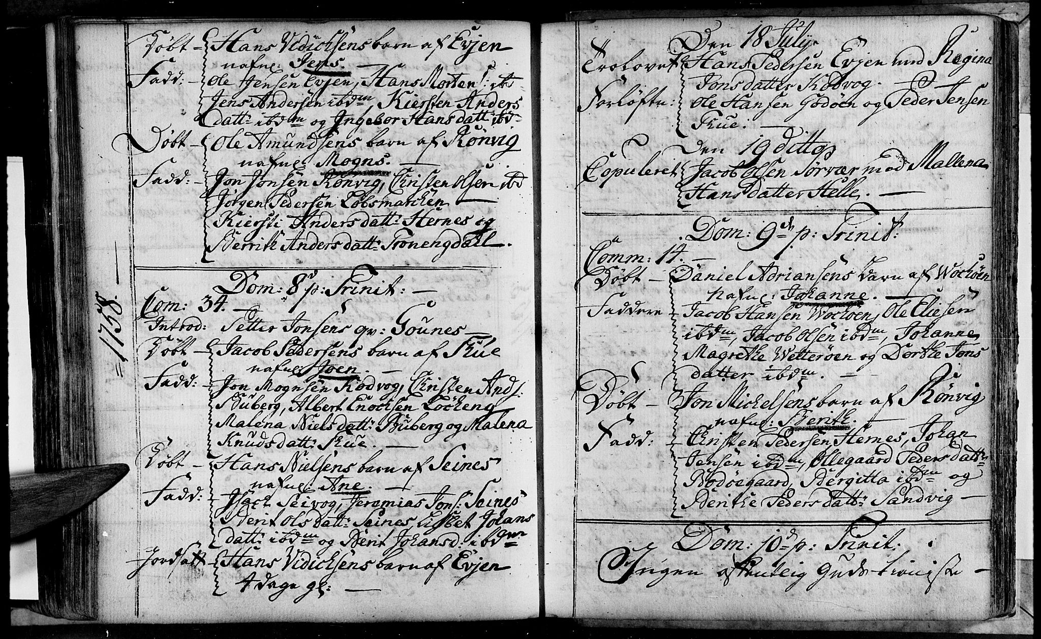 Ministerialprotokoller, klokkerbøker og fødselsregistre - Nordland, AV/SAT-A-1459/801/L0002: Parish register (official) no. 801A02, 1744-1761