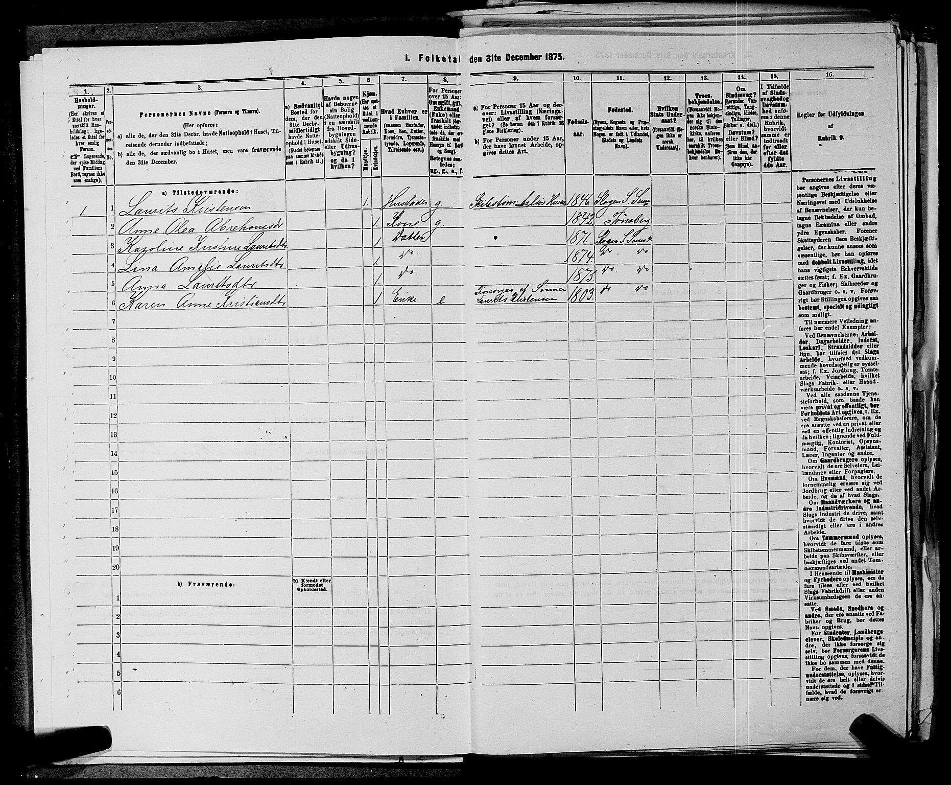 SAKO, 1875 census for 0721P Sem, 1875, p. 1515