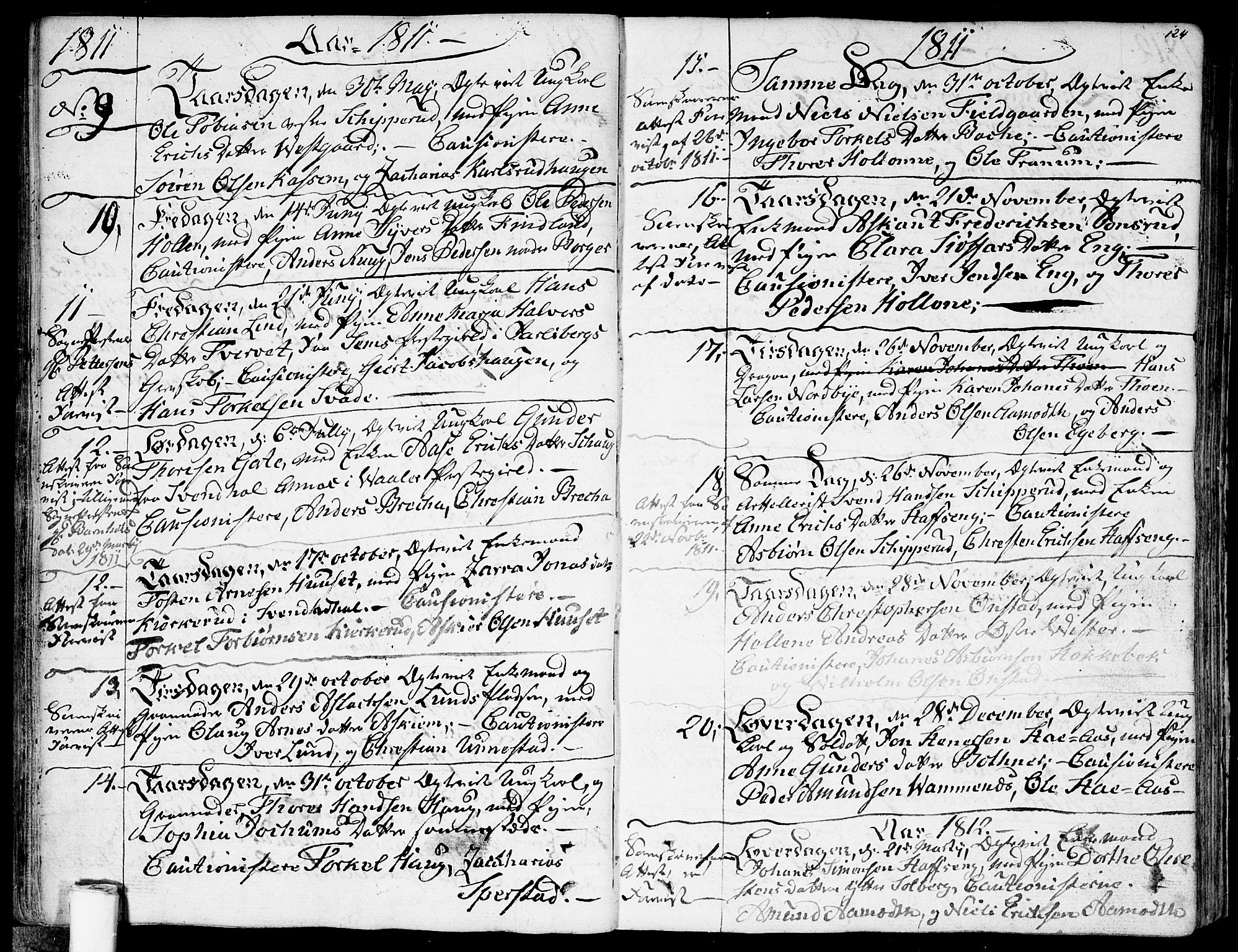 Skiptvet prestekontor Kirkebøker, AV/SAO-A-20009/F/Fa/L0004: Parish register (official) no. 4, 1794-1814, p. 124