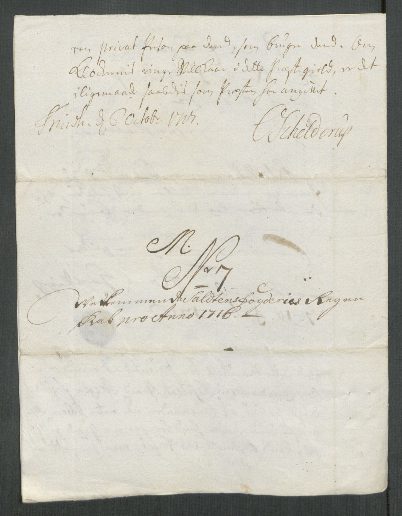 Rentekammeret inntil 1814, Reviderte regnskaper, Fogderegnskap, RA/EA-4092/R66/L4586: Fogderegnskap Salten, 1716, p. 102