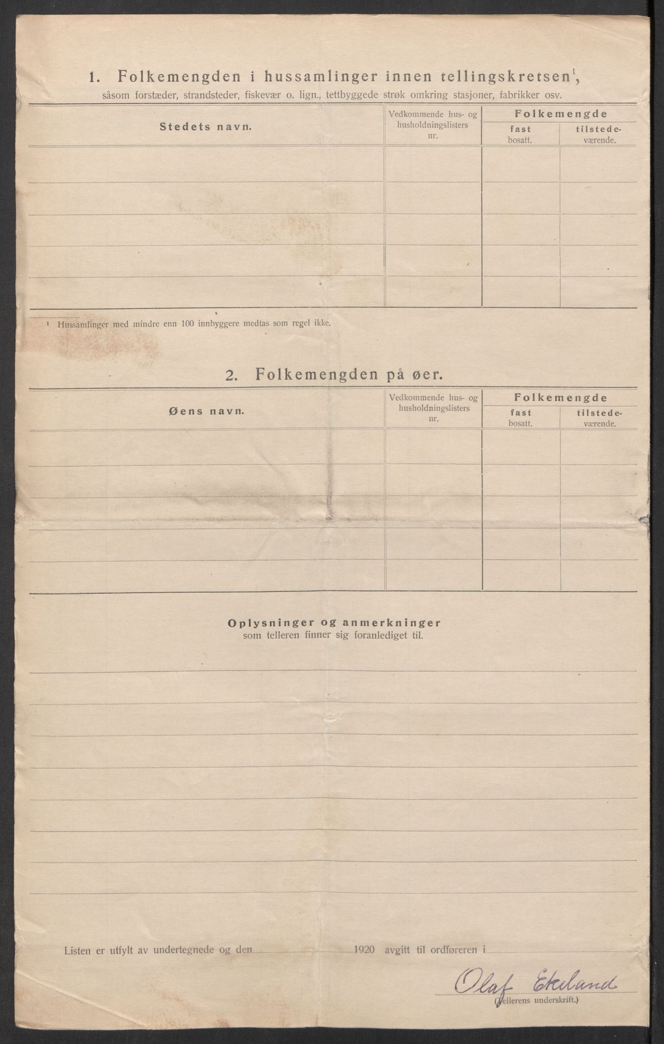 SAK, 1920 census for Sør-Audnedal, 1920, p. 72