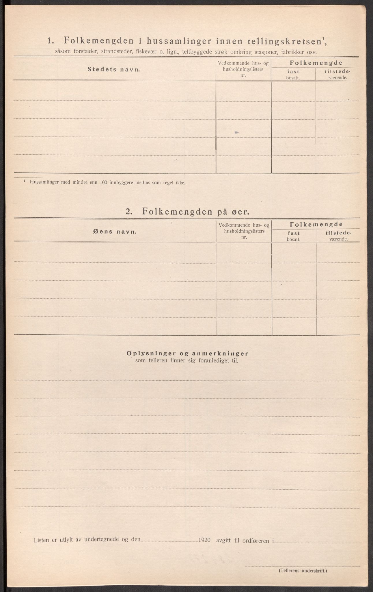 SAST, 1920 census for Torvastad, 1920, p. 50
