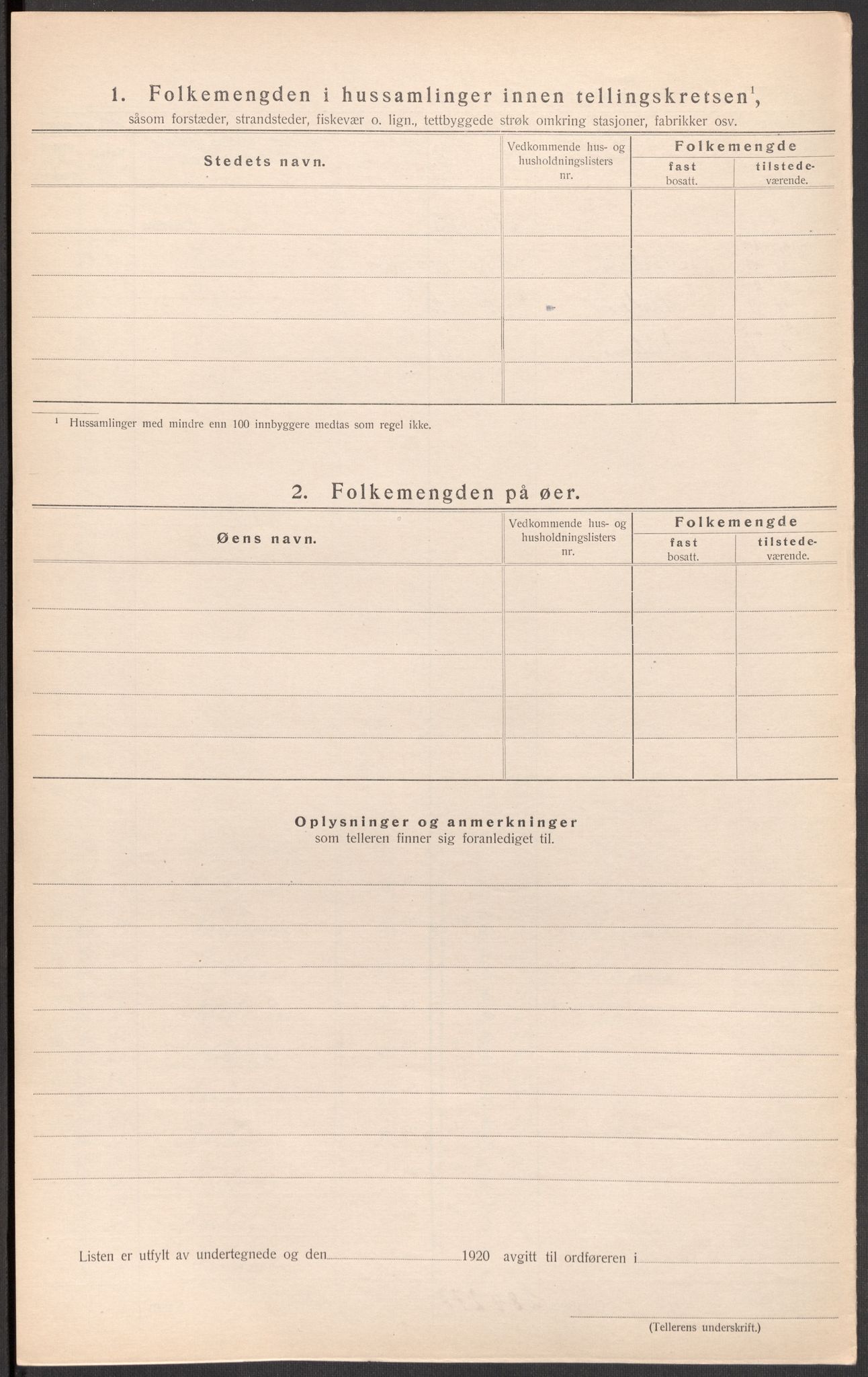 SAST, 1920 census for Torvastad, 1920, p. 50