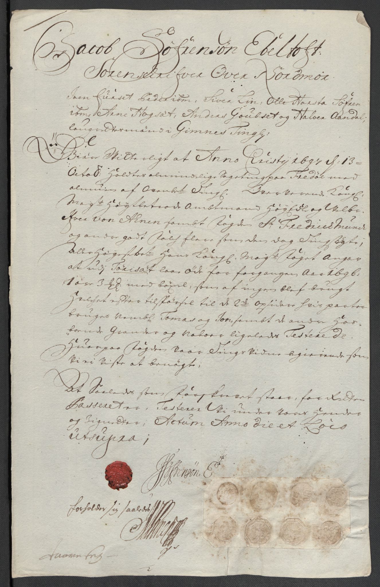Rentekammeret inntil 1814, Reviderte regnskaper, Fogderegnskap, RA/EA-4092/R56/L3737: Fogderegnskap Nordmøre, 1697-1698, p. 165