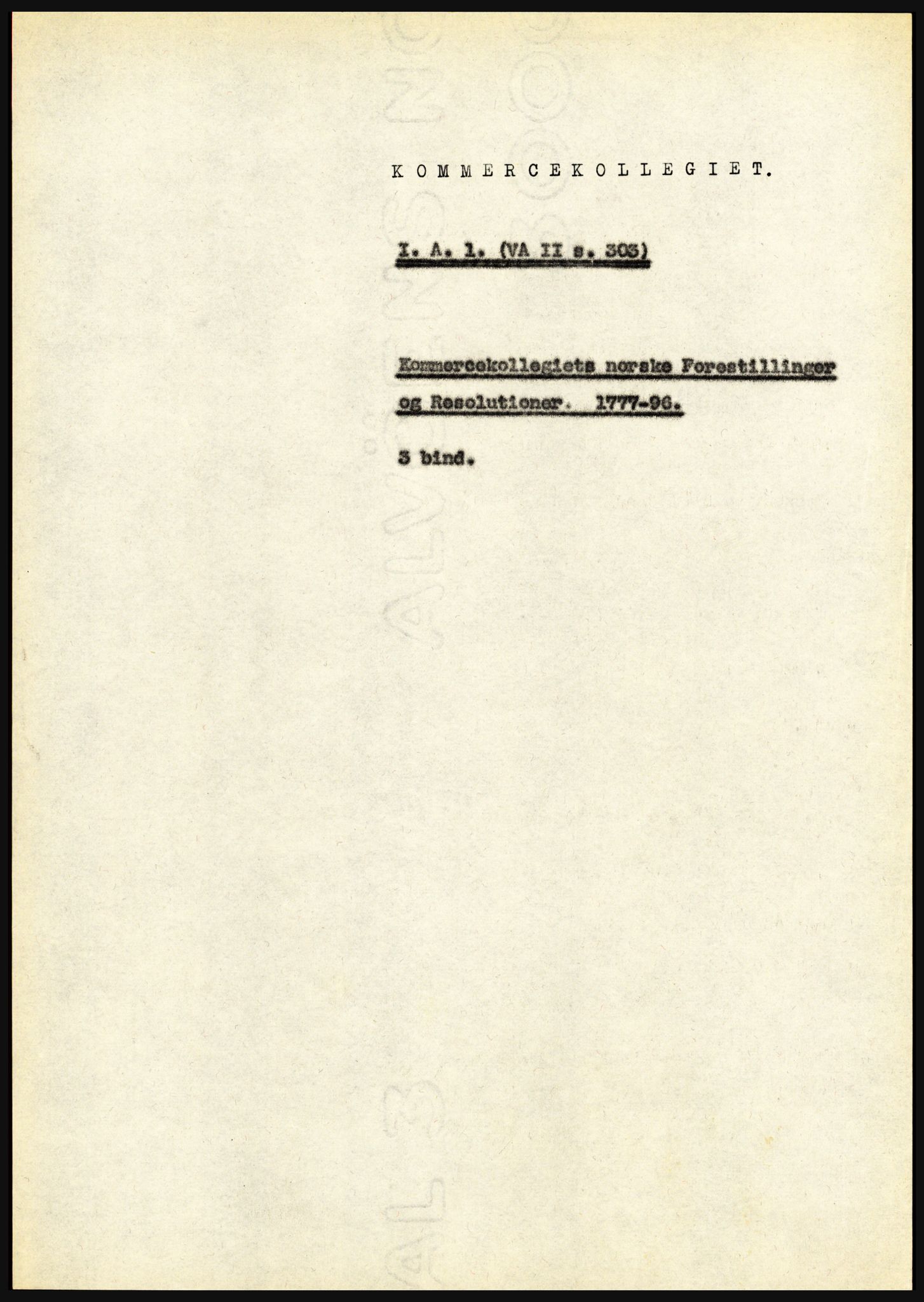 Riksarkivet, Seksjon for eldre arkiv og spesialsamlinger, AV/RA-EA-6797/H/Ha, 1953, p. 1