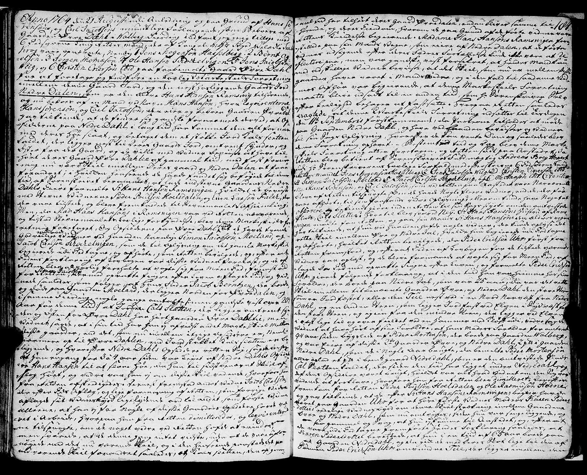 Lofoten sorenskriveri, SAT/A-0017/1/1/1A/L0006: Tingbok, 1752-1767, p. 184
