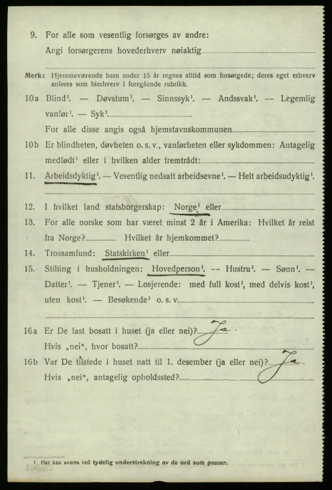 SAB, 1920 census for Davik, 1920, p. 4678