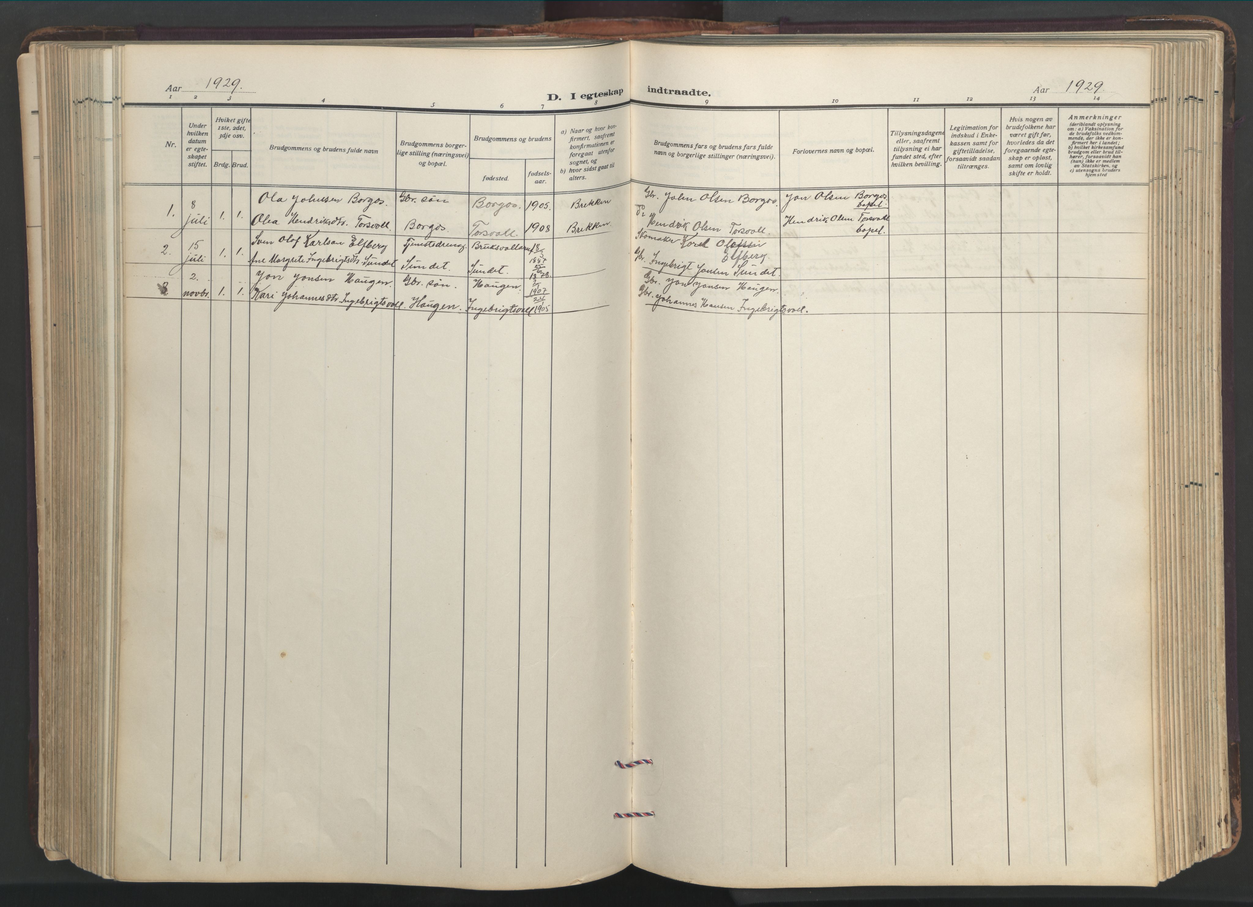 Ministerialprotokoller, klokkerbøker og fødselsregistre - Sør-Trøndelag, SAT/A-1456/683/L0951: Parish register (copy) no. 683C03, 1919-1970