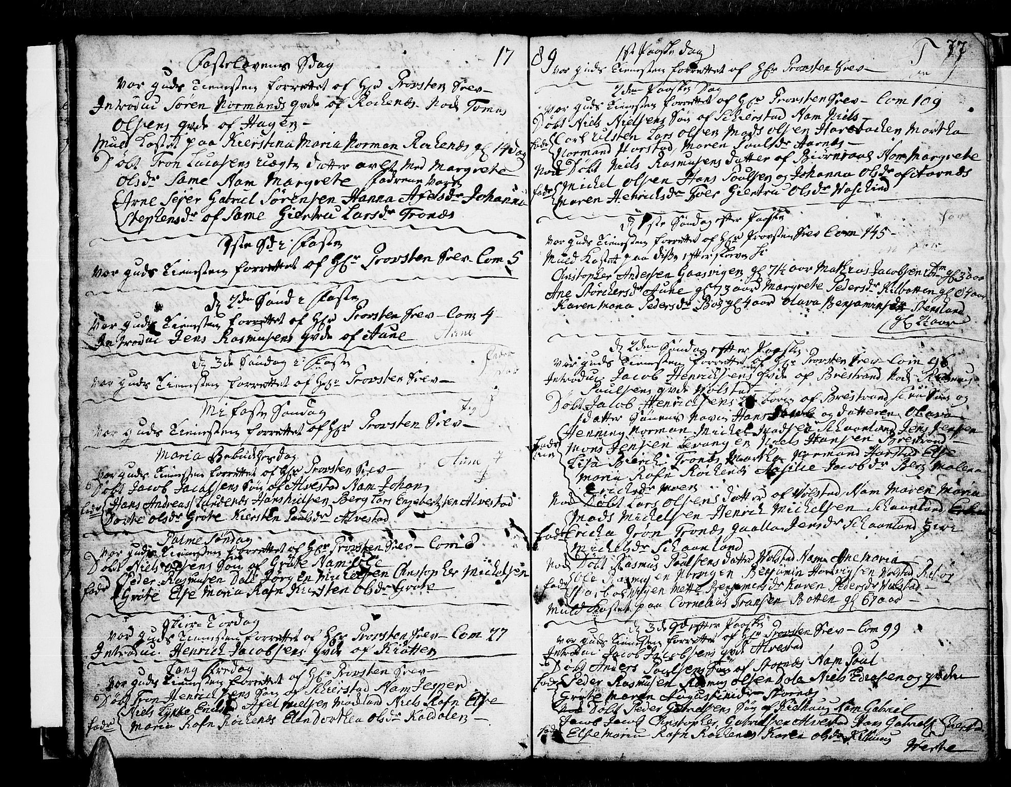 Trondenes sokneprestkontor, SATØ/S-1319/H/Hb/L0001klokker: Parish register (copy) no. 1, 1779-1794, p. 77