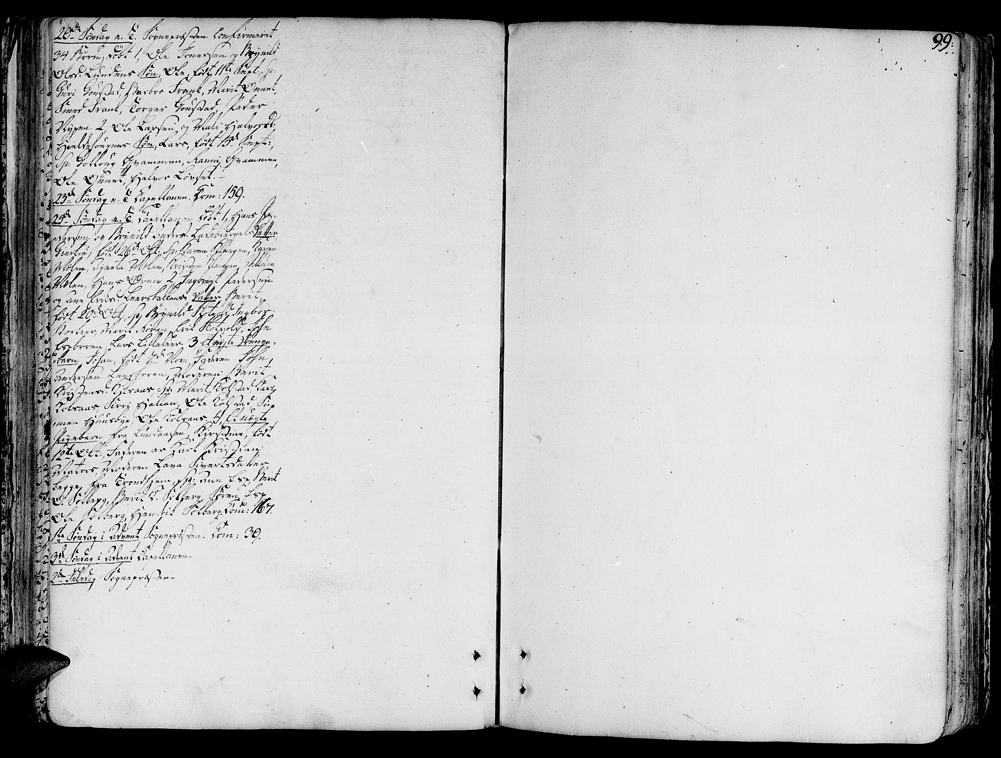 Ministerialprotokoller, klokkerbøker og fødselsregistre - Sør-Trøndelag, SAT/A-1456/691/L1063: Parish register (official) no. 691A02 /3, 1768-1815, p. 99