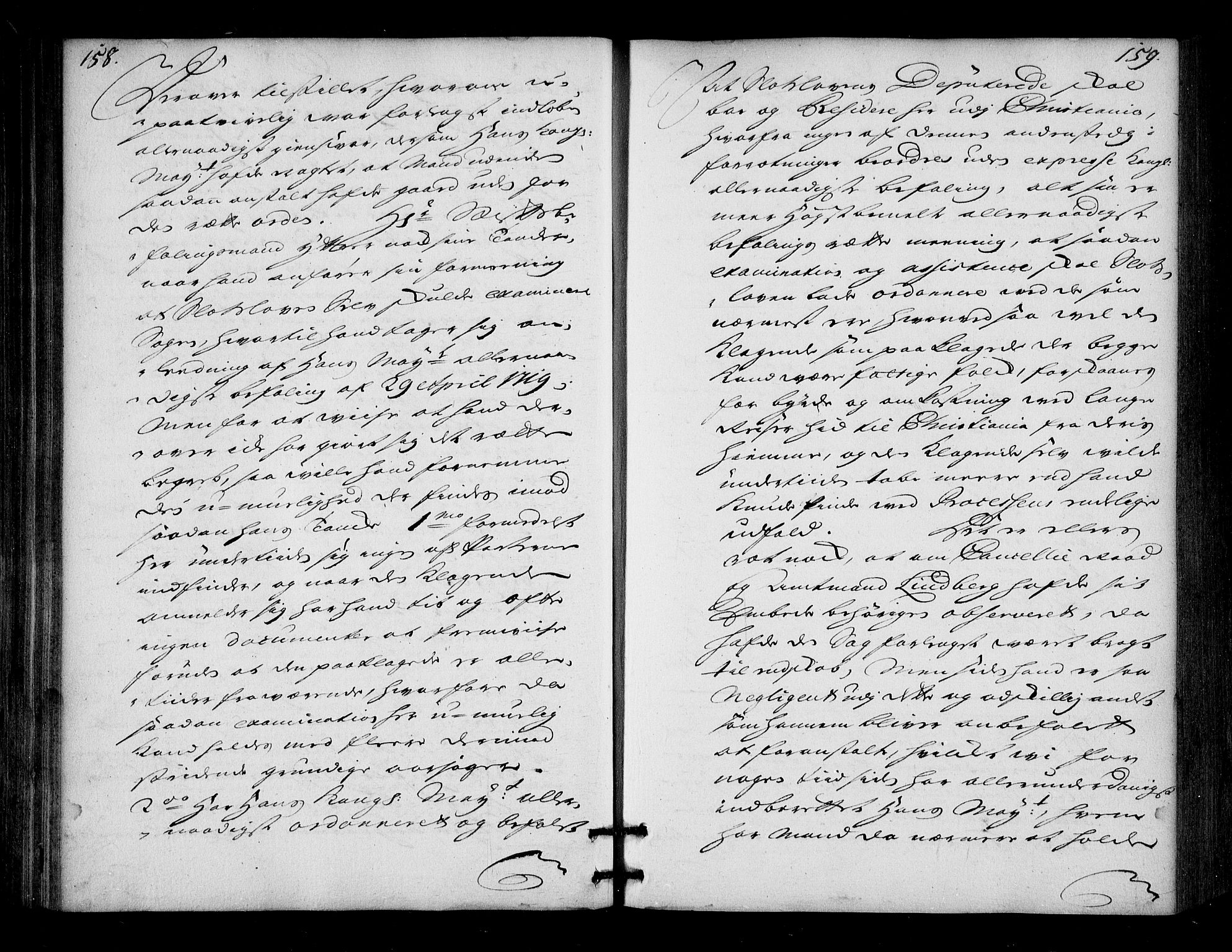 Stattholderembetet 1572-1771, AV/RA-EA-2870/Bd/L0013: Ordreprotokoll, 1720-1722, p. 158-159