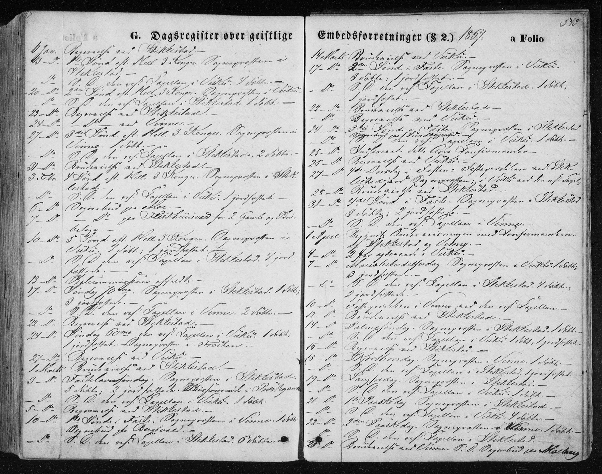 Ministerialprotokoller, klokkerbøker og fødselsregistre - Nord-Trøndelag, SAT/A-1458/723/L0241: Parish register (official) no. 723A10, 1860-1869, p. 543