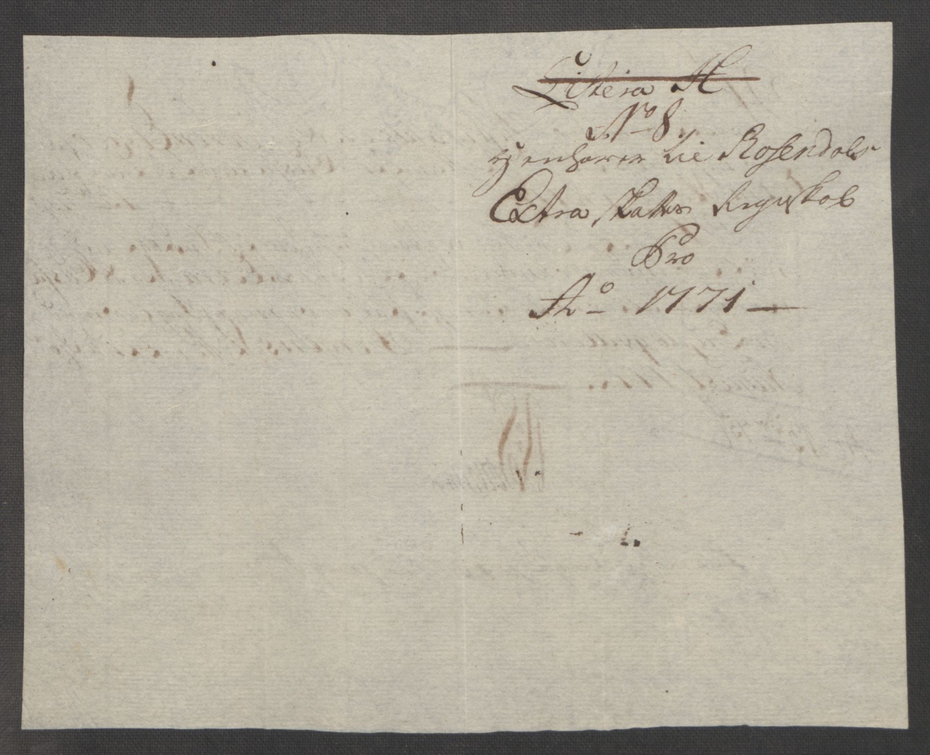 Rentekammeret inntil 1814, Reviderte regnskaper, Fogderegnskap, AV/RA-EA-4092/R49/L3157: Ekstraskatten Rosendal Baroni, 1762-1772, p. 348