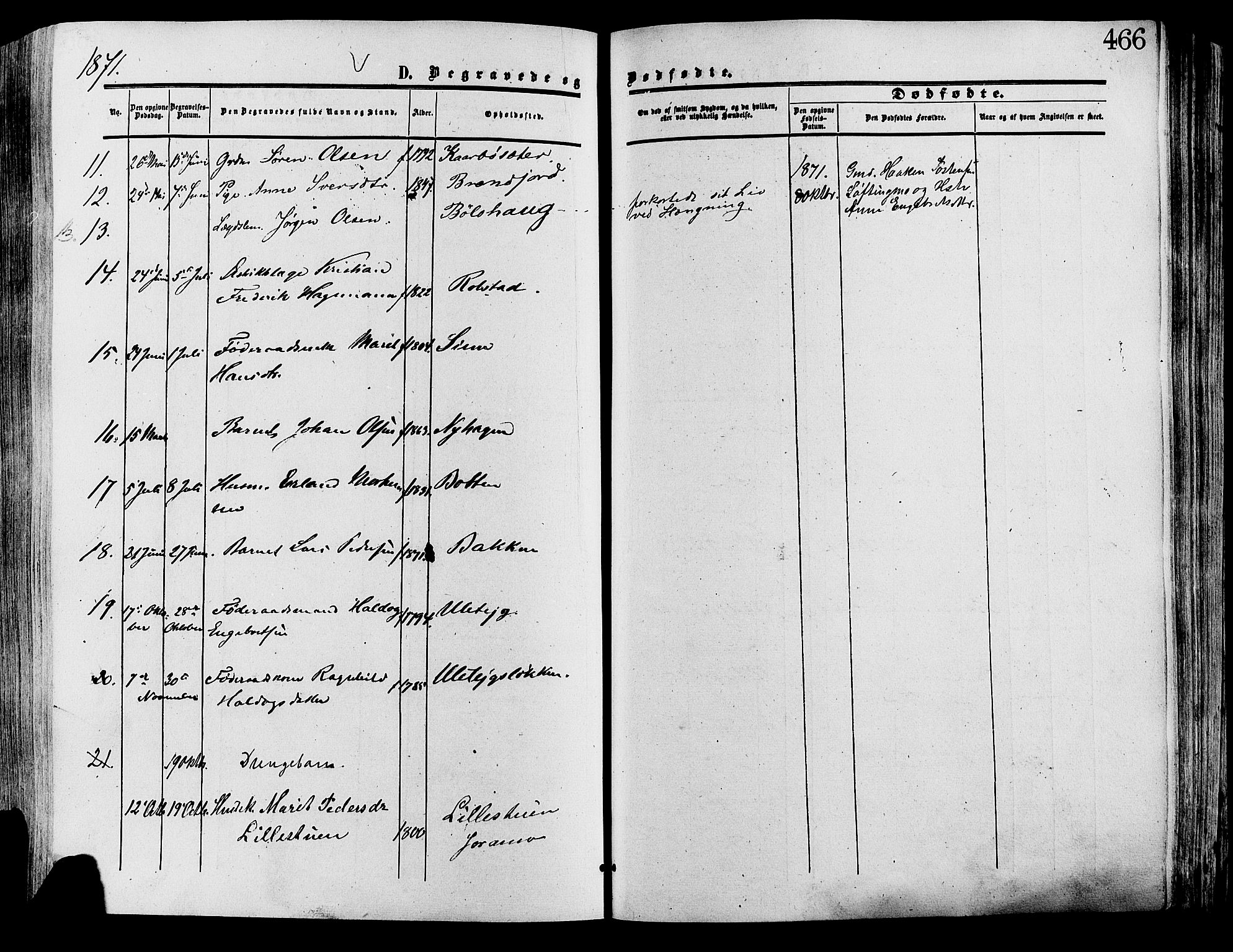 Lesja prestekontor, SAH/PREST-068/H/Ha/Haa/L0008: Parish register (official) no. 8, 1854-1880, p. 466