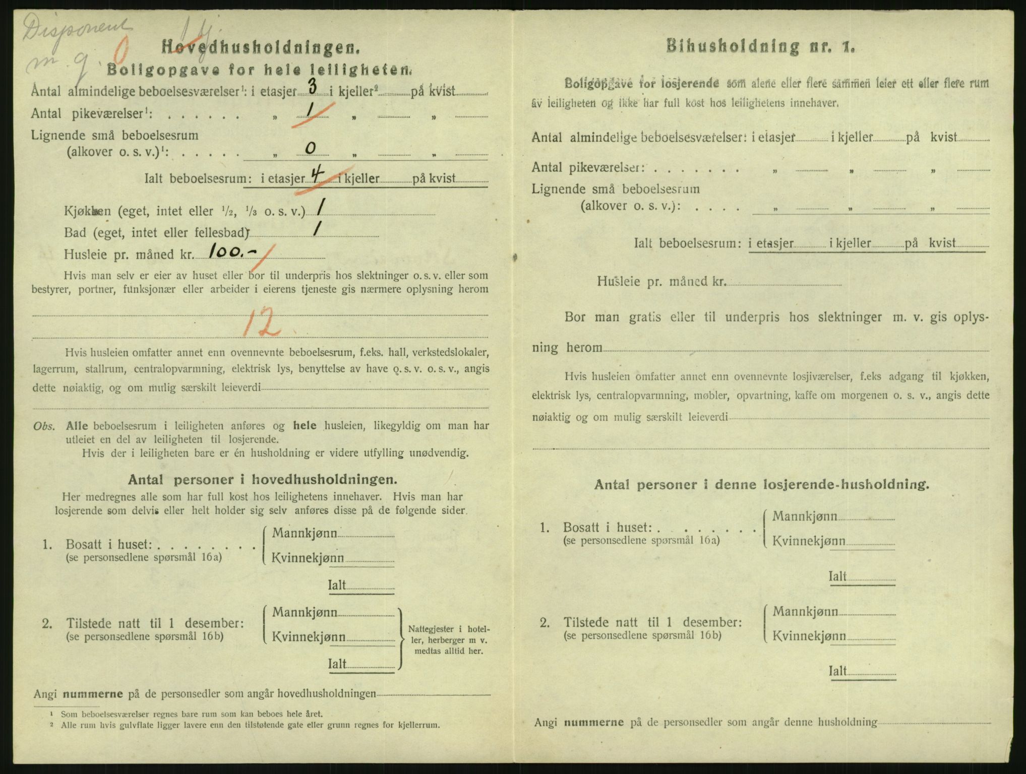 SAO, 1920 census for Kristiania, 1920, p. 96646