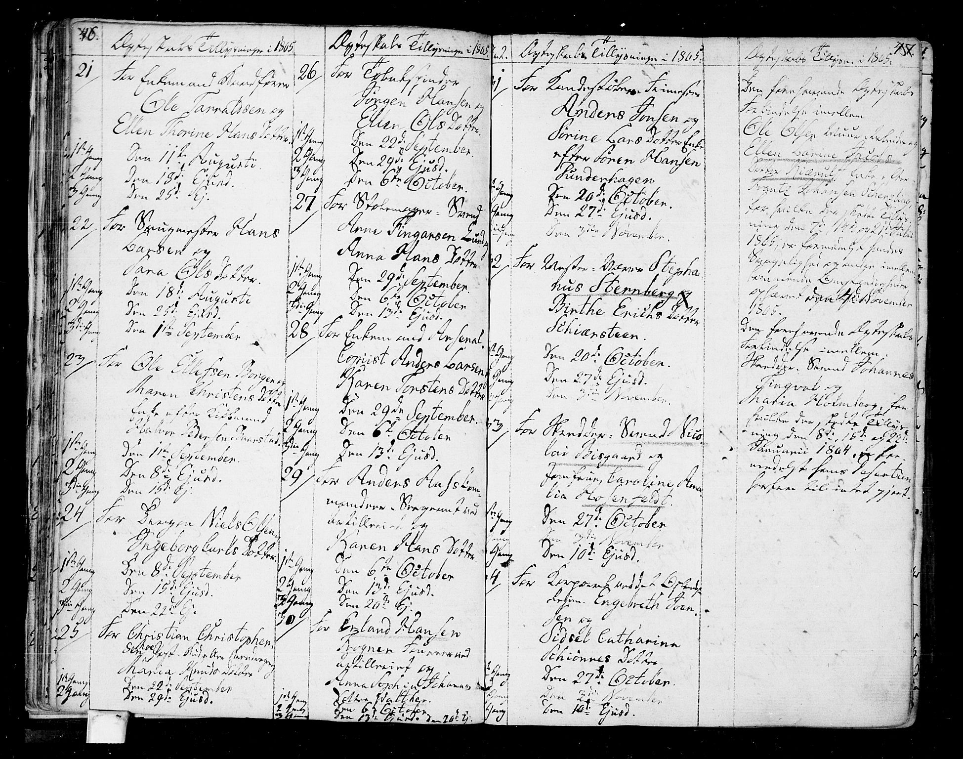 Oslo domkirke Kirkebøker, AV/SAO-A-10752/F/Fa/L0005: Parish register (official) no. 5, 1787-1806, p. 46-47