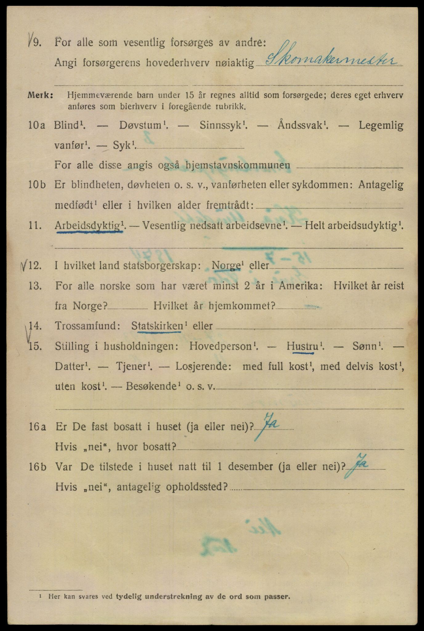 SAO, 1920 census for Kristiania, 1920, p. 218068