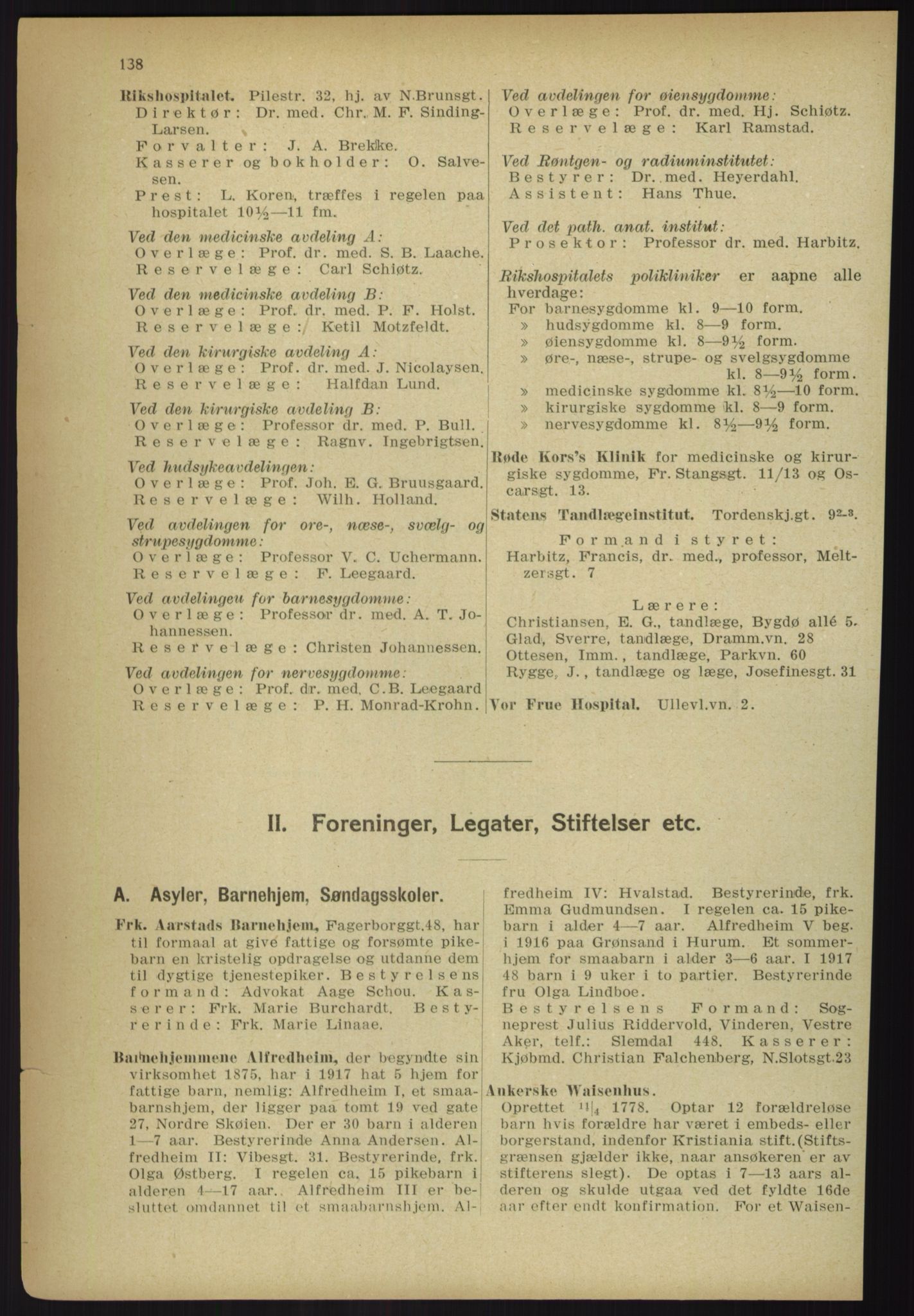 Kristiania/Oslo adressebok, PUBL/-, 1918, p. 151