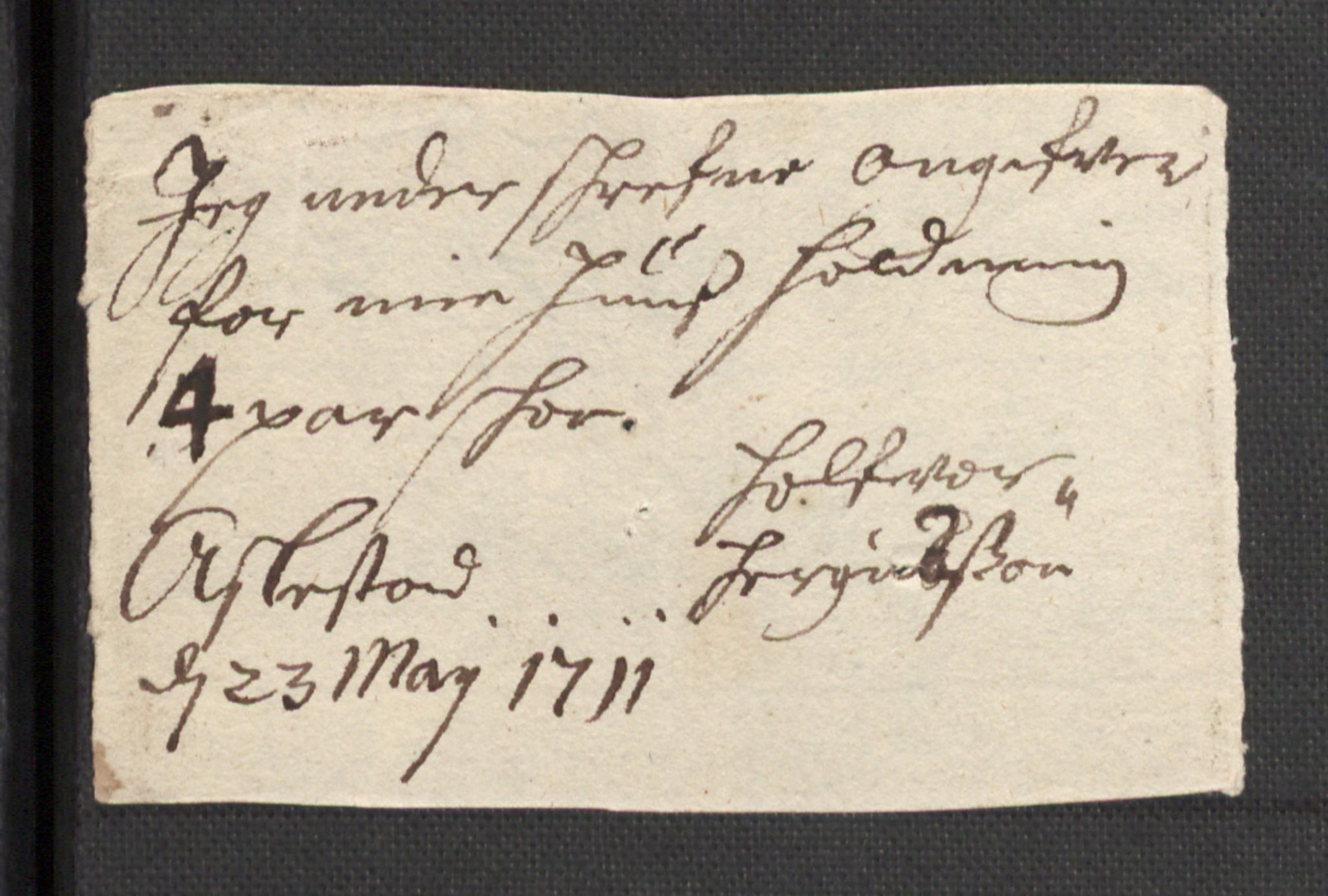 Rentekammeret inntil 1814, Reviderte regnskaper, Fogderegnskap, AV/RA-EA-4092/R36/L2121: Fogderegnskap Øvre og Nedre Telemark og Bamble, 1711, p. 232