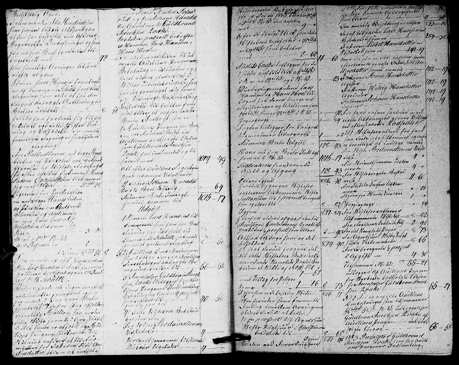 Sør-Hedmark sorenskriveri, AV/SAH-TING-014/J/Ja/Jaa/L0003A: Skifteprotokoll, 1815-1824, p. 10b-11a