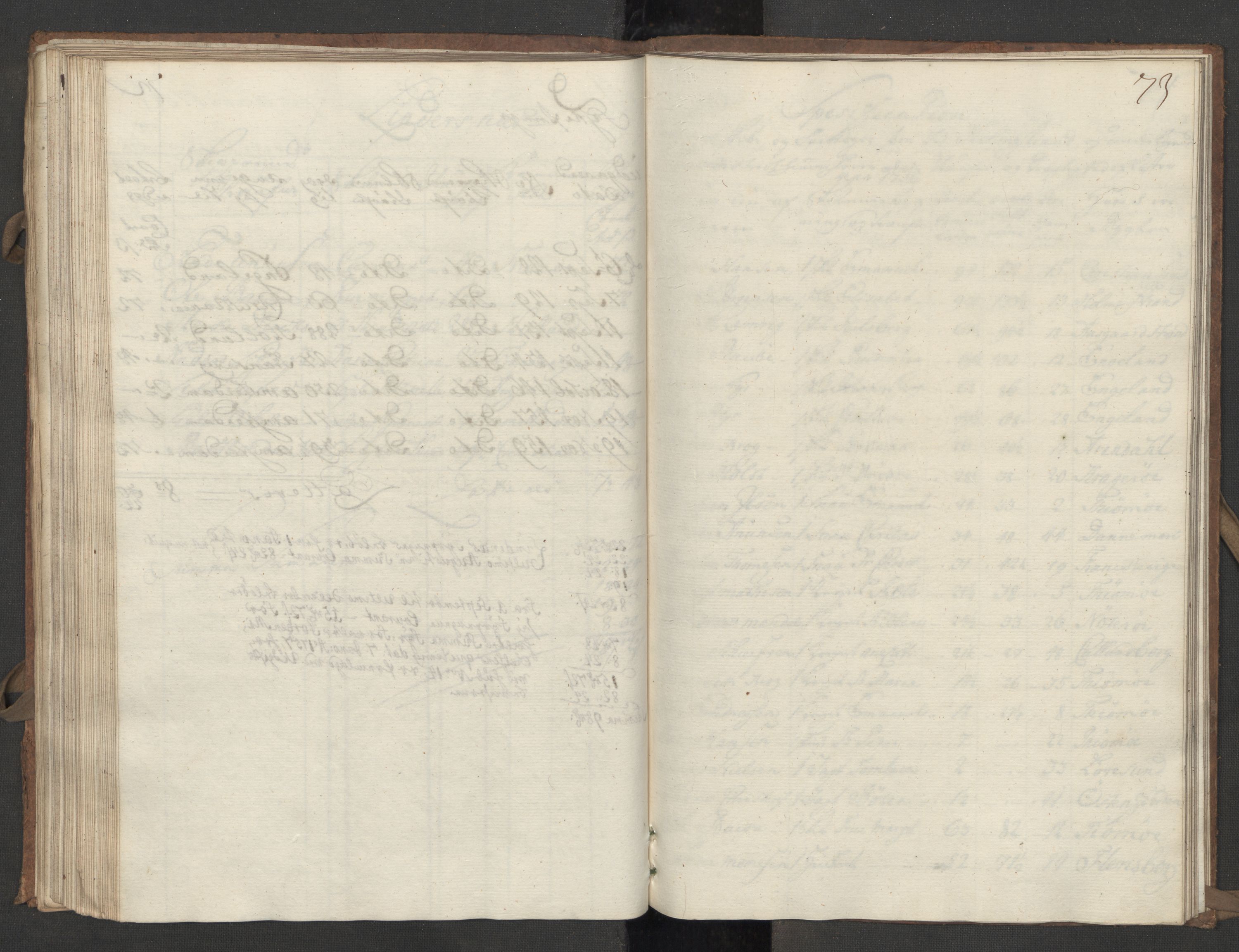 Generaltollkammeret, tollregnskaper, AV/RA-EA-5490/R09/L0022/0001: Tollregnskaper Holmestrand / Utgående hovedtollbok, 1756, p. 72b-73a
