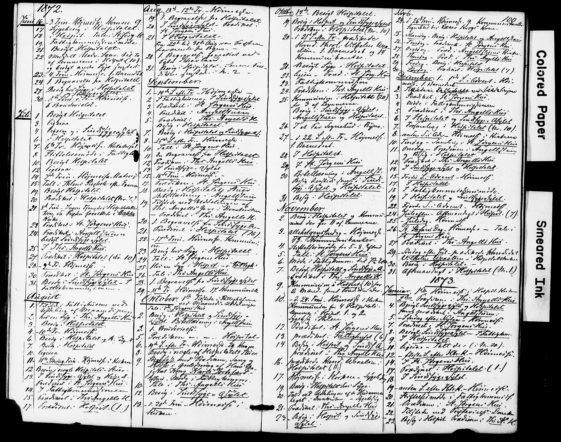 Ministerialprotokoller, klokkerbøker og fødselsregistre - Sør-Trøndelag, SAT/A-1456/623/L0469: Parish register (official) no. 623A03, 1868-1883, p. 100
