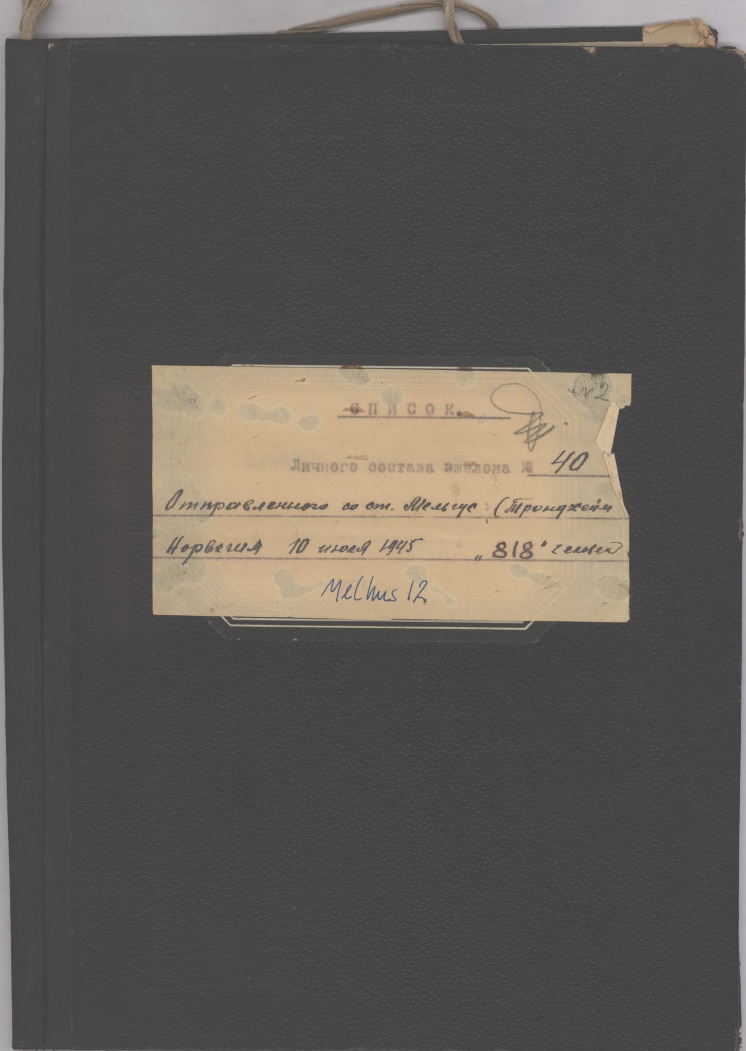 Flyktnings- og fangedirektoratet, Repatrieringskontoret, AV/RA-S-1681/D/Db/L0018: Displaced Persons (DPs) og sivile tyskere, 1945-1948, p. 2