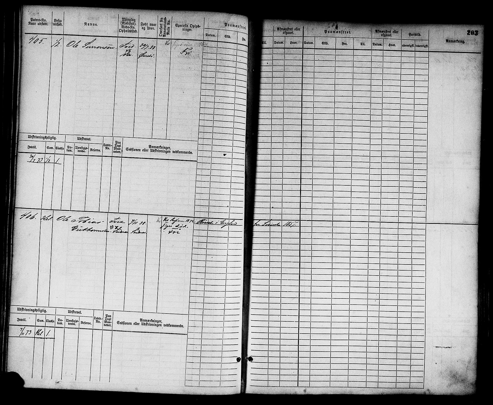 Kristiansand mønstringskrets, AV/SAK-2031-0015/F/Fb/L0003: Hovedrulle nr 1-762, I-10, 1860-1911, p. 214