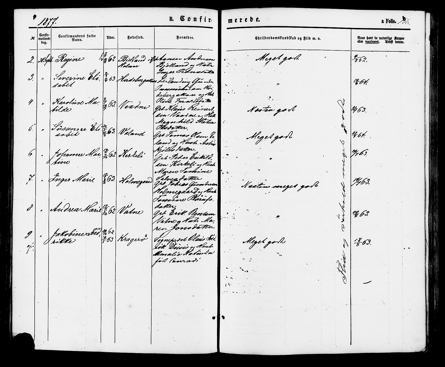 Holum sokneprestkontor, AV/SAK-1111-0022/F/Fa/Faa/L0006: Parish register (official) no. A 6, 1865-1883, p. 156