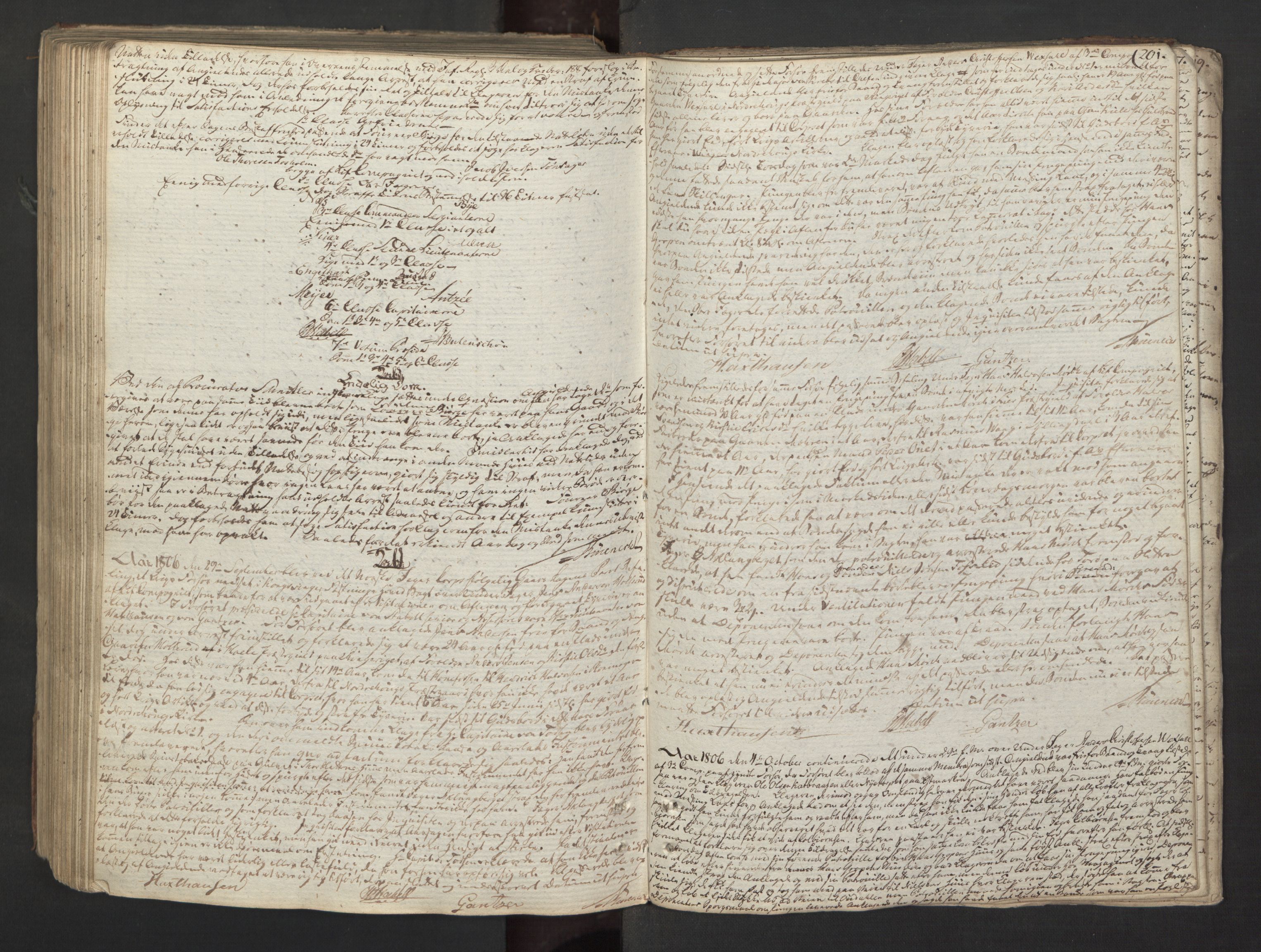 Forsvaret, Generalauditøren, AV/RA-RAFA-1772/F/Fg/Fgc/L0010: Justitsprotokoller, 1789-1809, p. 200b-201a