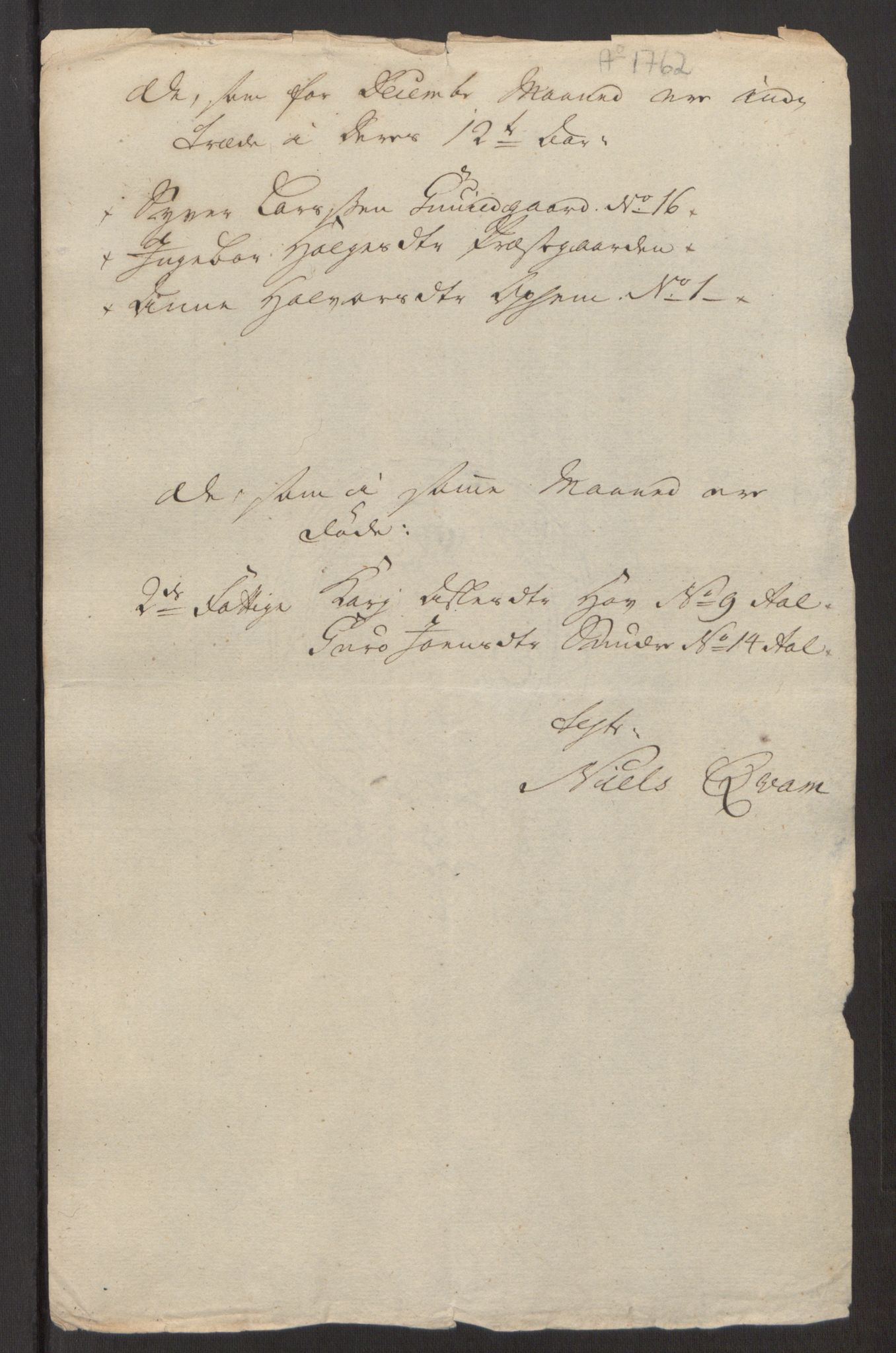 Rentekammeret inntil 1814, Reviderte regnskaper, Fogderegnskap, AV/RA-EA-4092/R23/L1565: Ekstraskatten Ringerike og Hallingdal, 1762-1763, p. 280