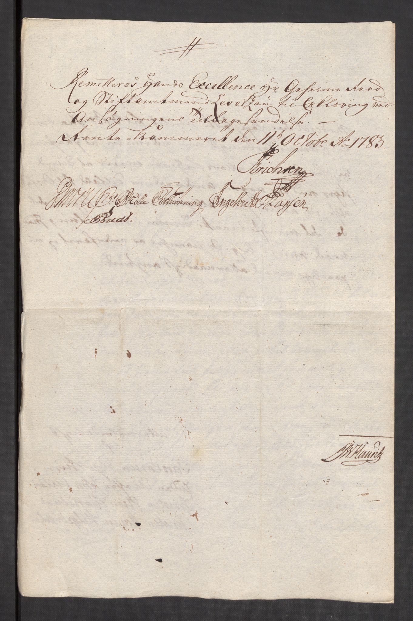 Danske Kanselli 1572-1799, AV/RA-EA-3023/F/Fc/Fcc/Fcca/L0249: Norske innlegg 1572-1799, 1784, p. 476