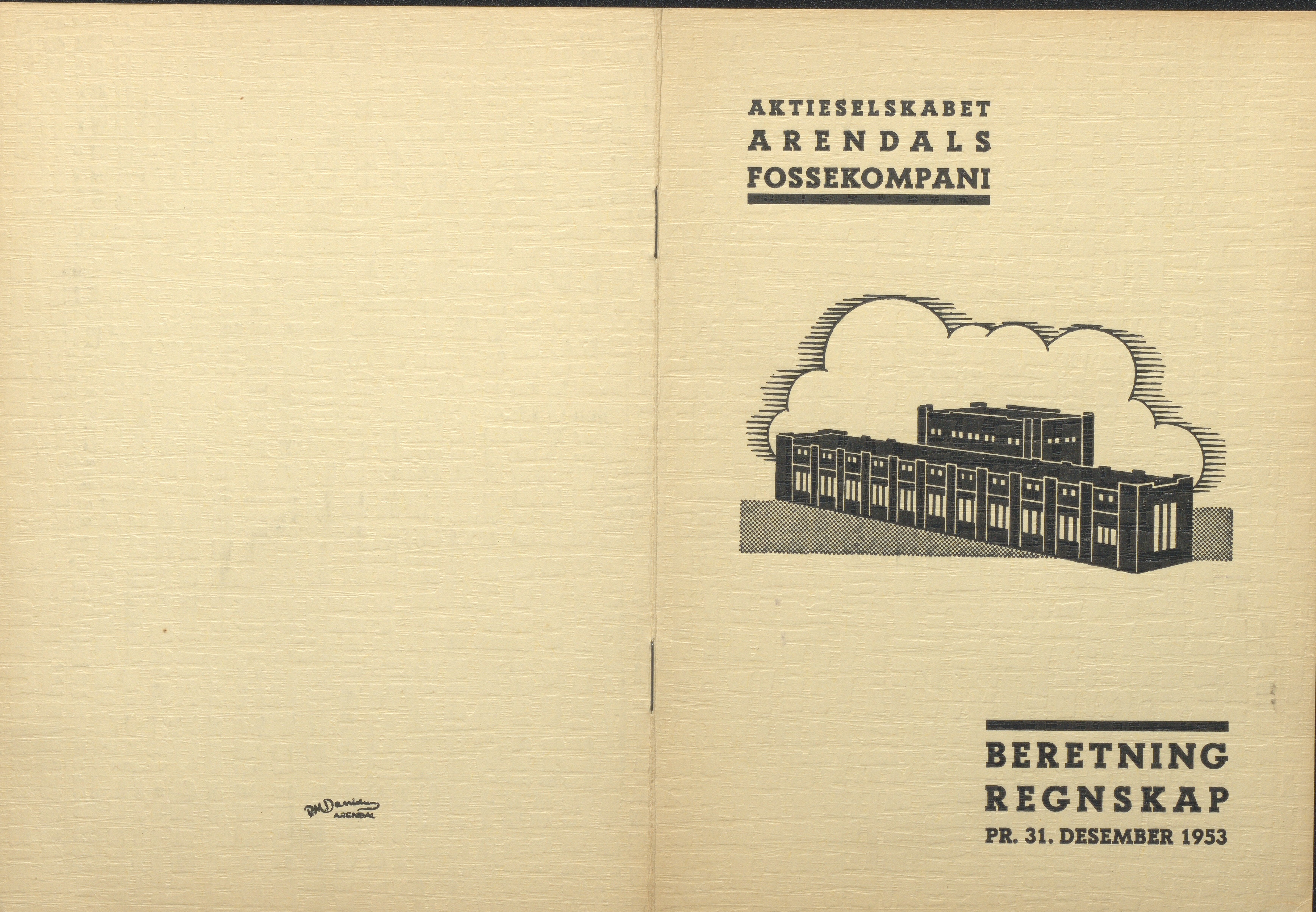 Arendals Fossekompani, AAKS/PA-2413/X/X01/L0001/0012: Beretninger, regnskap, balansekonto, gevinst- og tapskonto / Beretning, regnskap 1945 - 1962, 1945-1962, p. 49