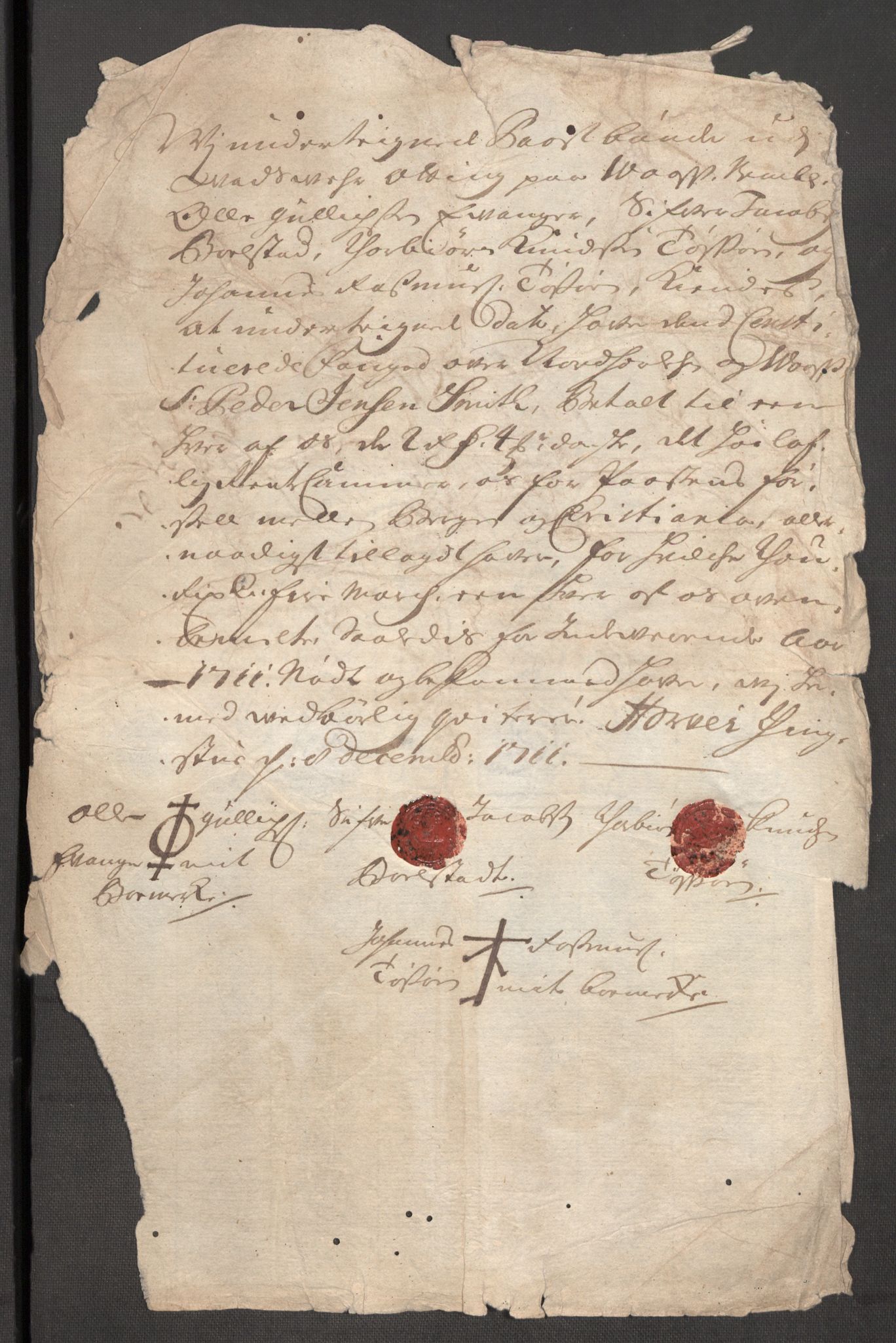 Rentekammeret inntil 1814, Reviderte regnskaper, Fogderegnskap, AV/RA-EA-4092/R51/L3192: Fogderegnskap Nordhordland og Voss, 1711, p. 369
