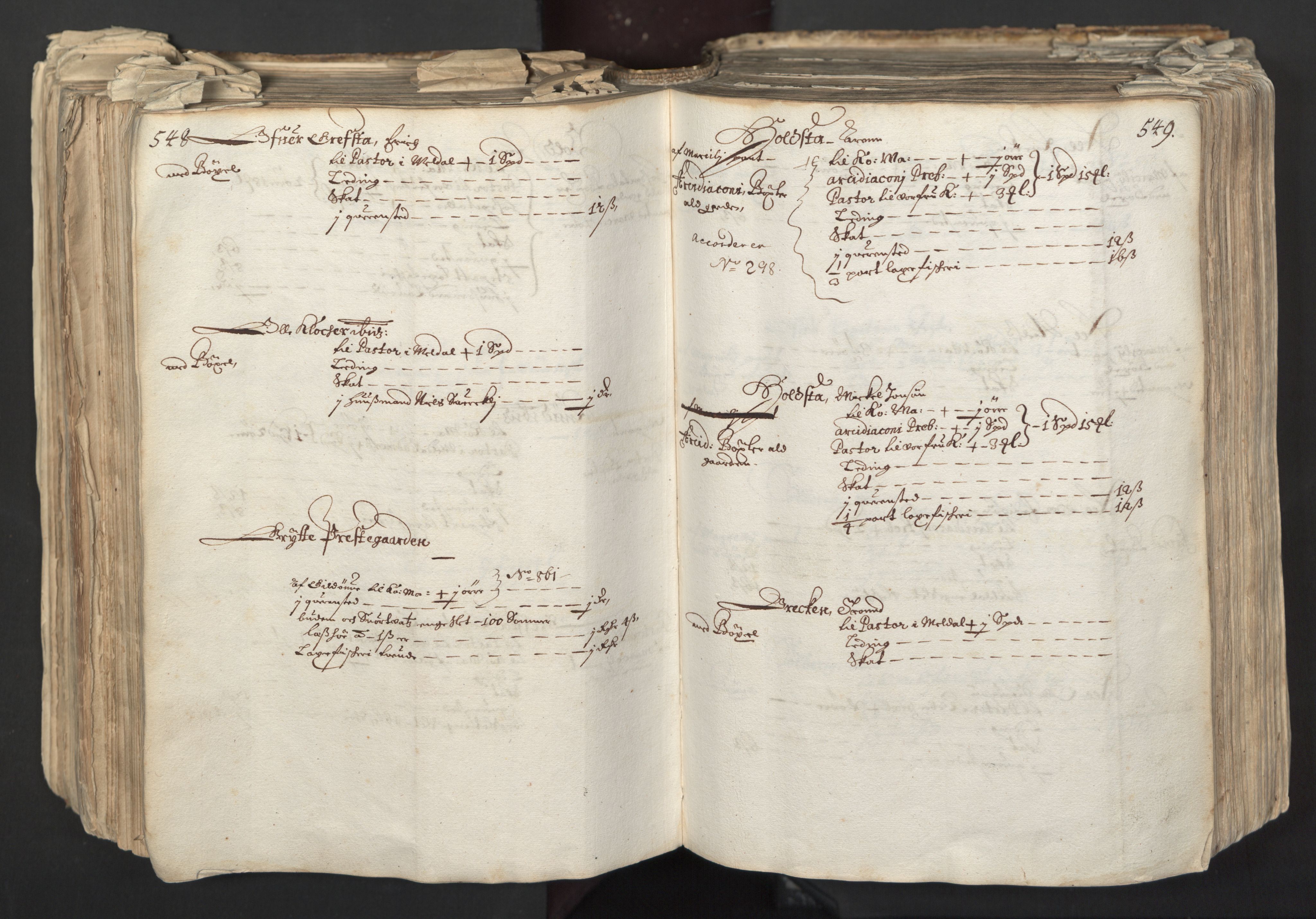 Rentekammeret inntil 1814, Realistisk ordnet avdeling, RA/EA-4070/L/L0027: Trondheim lagdømme:, 1661, p. 548-549