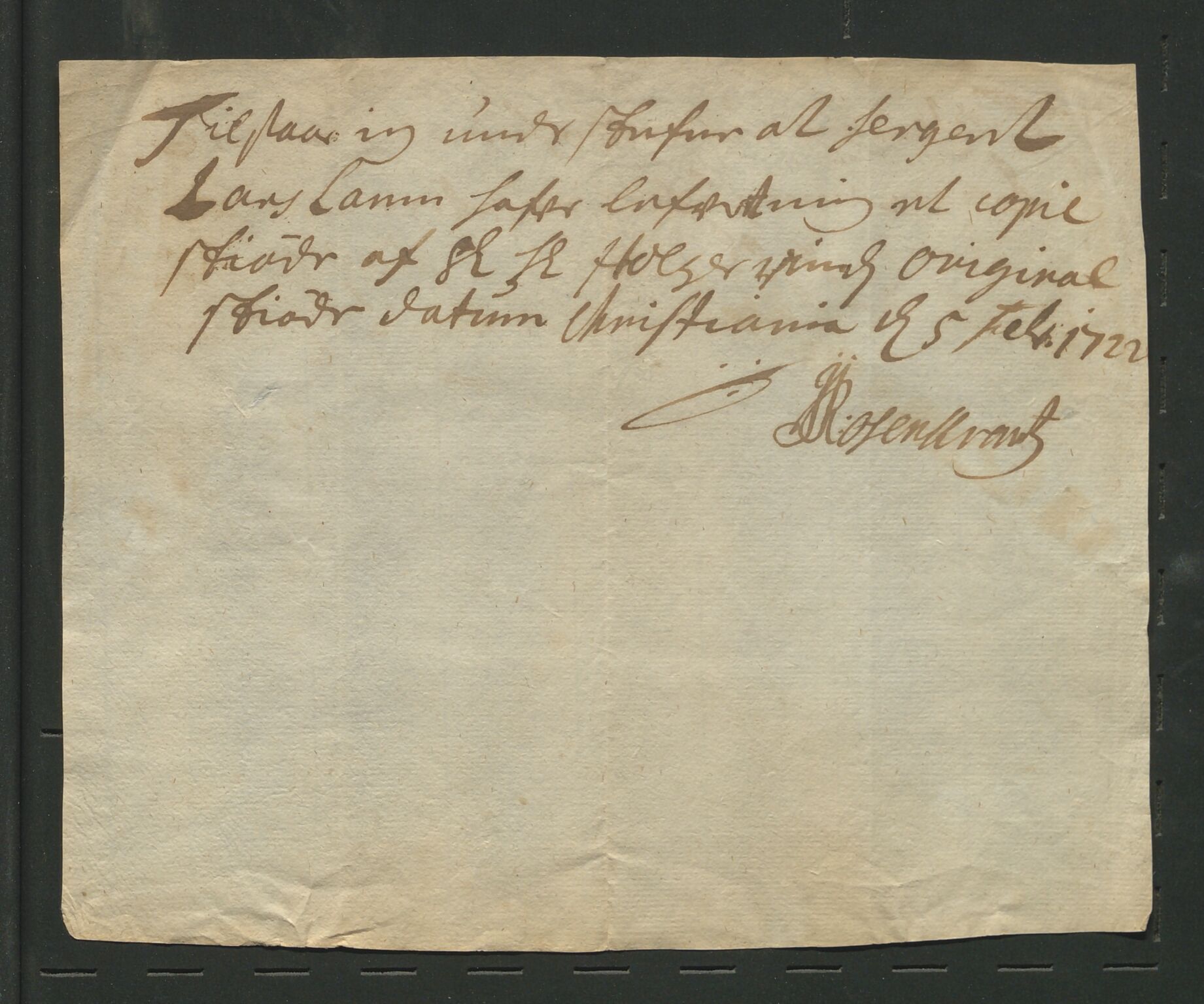 Åker i Vang, Hedmark, og familien Todderud, AV/SAH-ARK-010/J/Jc/L0001: Korrespondanse, 1706-1752, p. 22