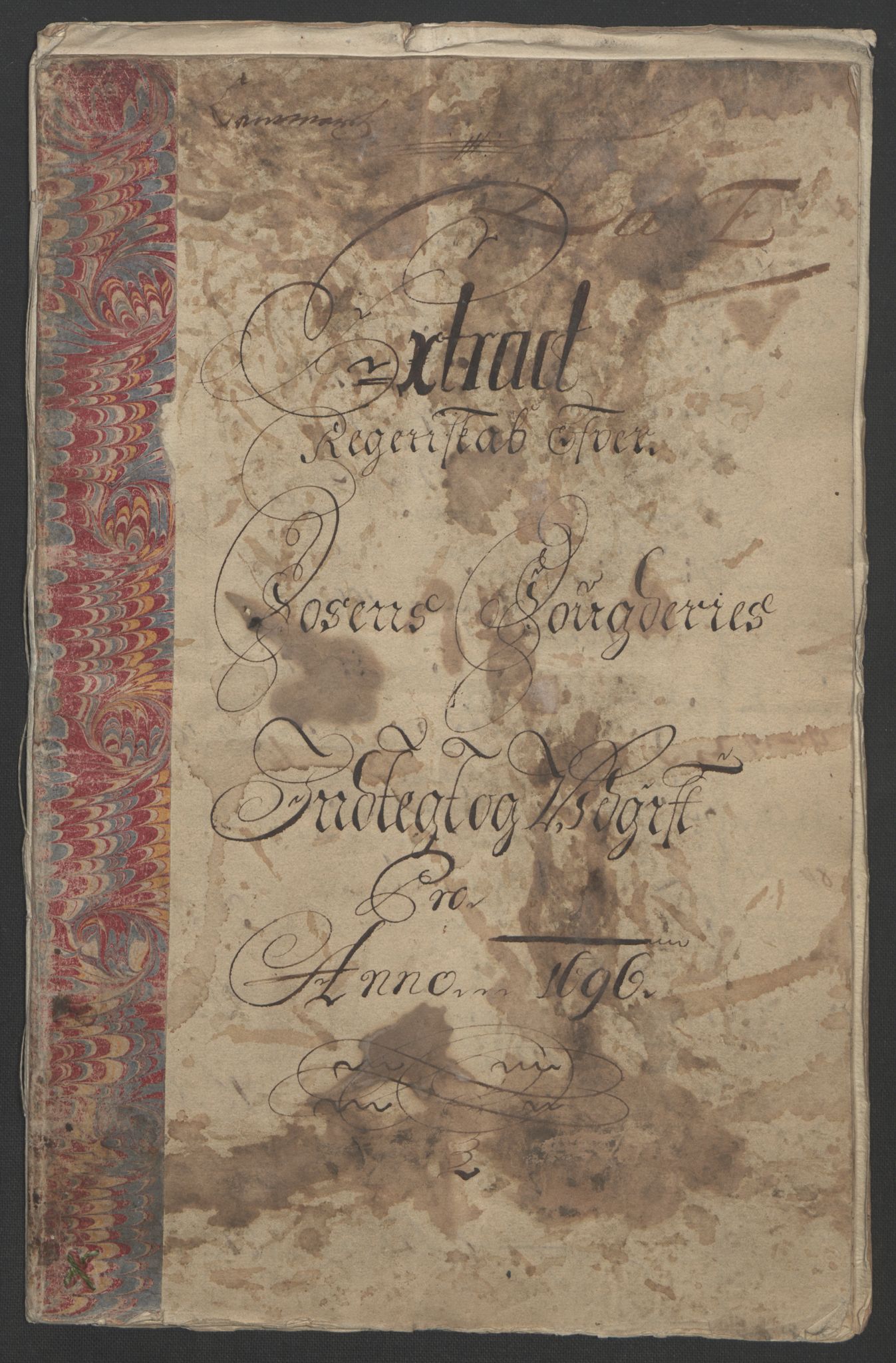 Rentekammeret inntil 1814, Reviderte regnskaper, Fogderegnskap, RA/EA-4092/R57/L3851: Fogderegnskap Fosen, 1695-1696, p. 193