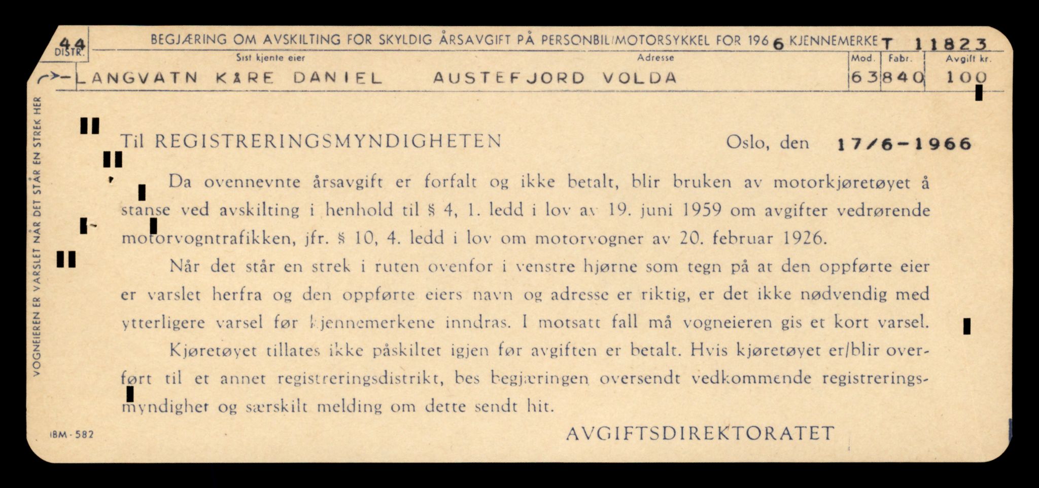 Møre og Romsdal vegkontor - Ålesund trafikkstasjon, AV/SAT-A-4099/F/Fe/L0031: Registreringskort for kjøretøy T 11800 - T 11996, 1927-1998, p. 495
