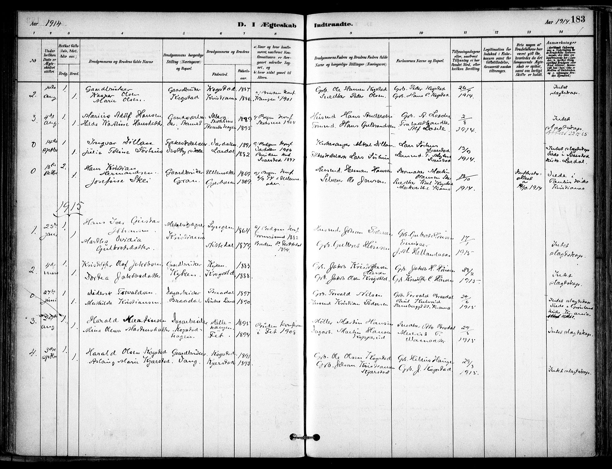 Gjerdrum prestekontor Kirkebøker, SAO/A-10412b/F/Fb/L0001: Parish register (official) no. II 1, 1881-1921, p. 183