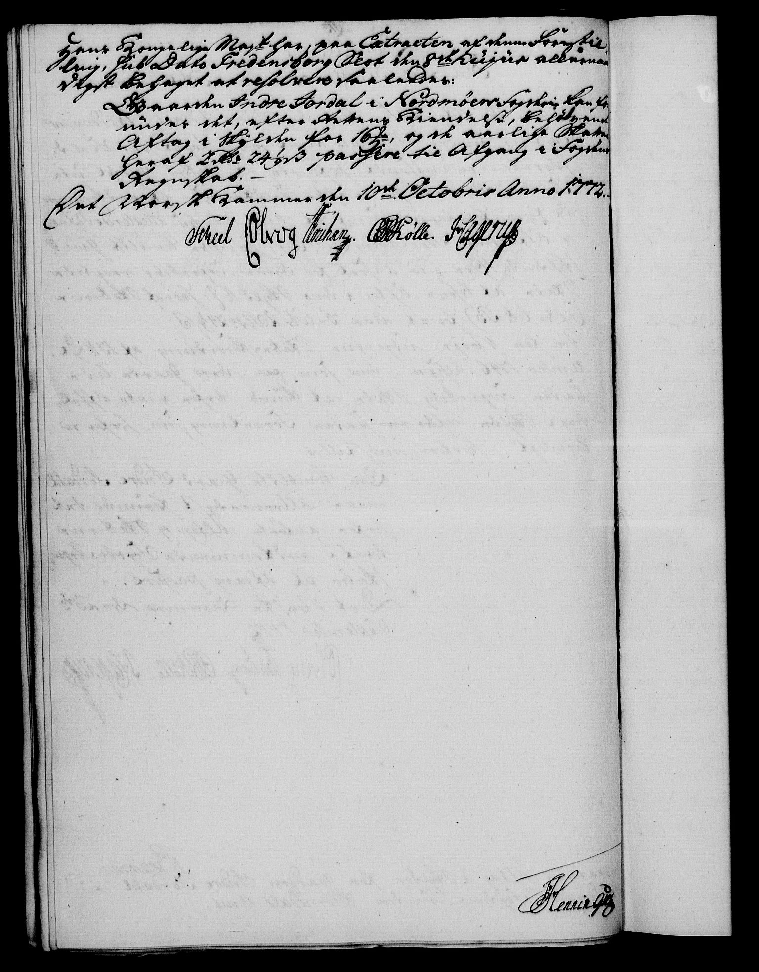 Rentekammeret, Kammerkanselliet, AV/RA-EA-3111/G/Gf/Gfa/L0054: Norsk relasjons- og resolusjonsprotokoll (merket RK 52.54), 1771-1772, p. 639