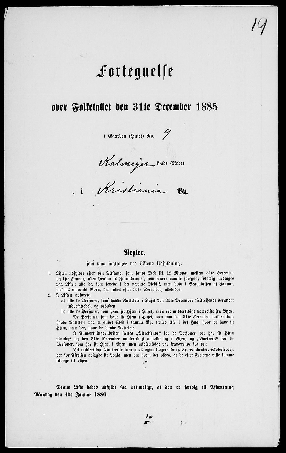 RA, 1885 census for 0301 Kristiania, 1885, p. 5608