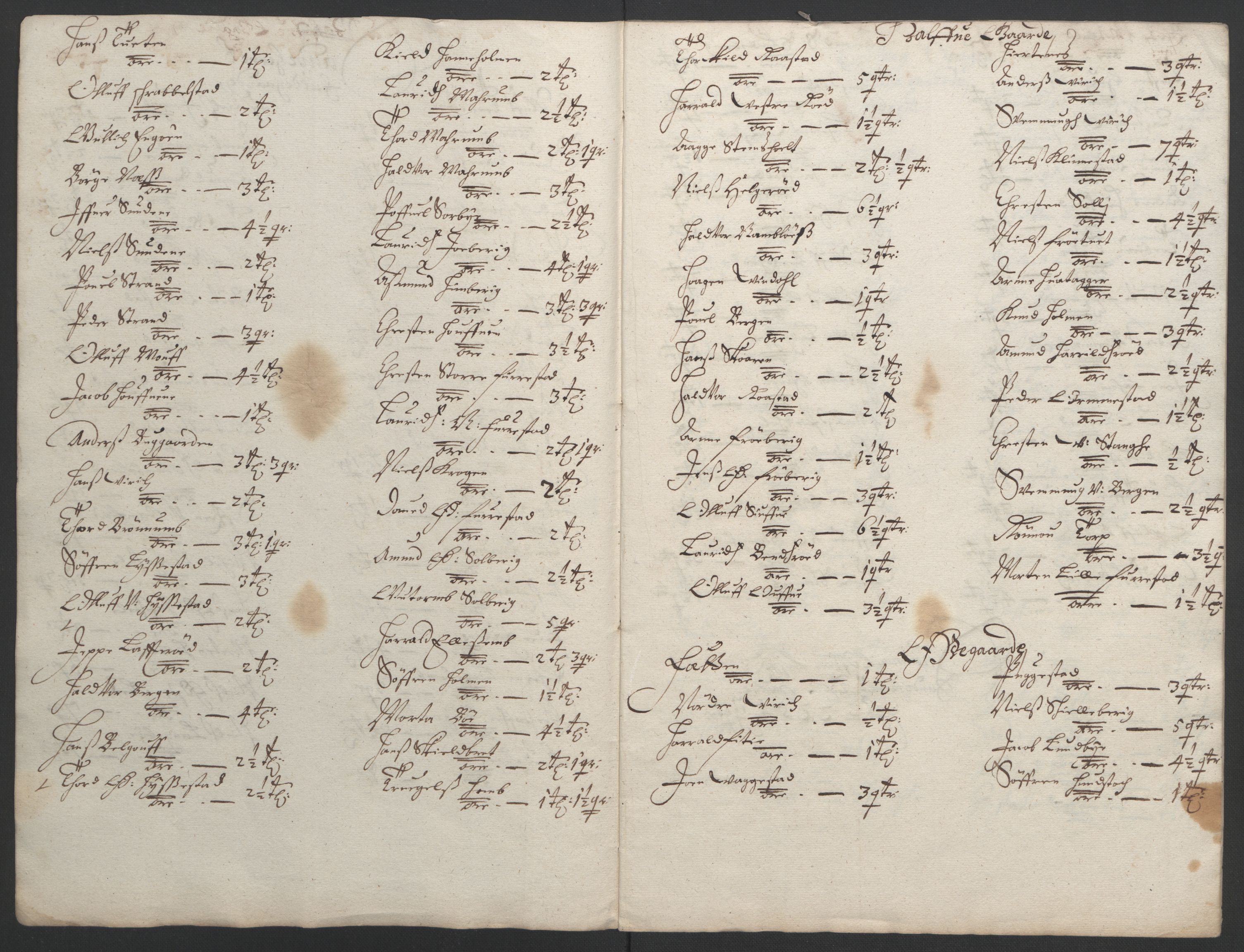 Rentekammeret inntil 1814, Reviderte regnskaper, Fogderegnskap, AV/RA-EA-4092/R33/L1964: Fogderegnskap Larvik grevskap, 1665-1668, p. 46